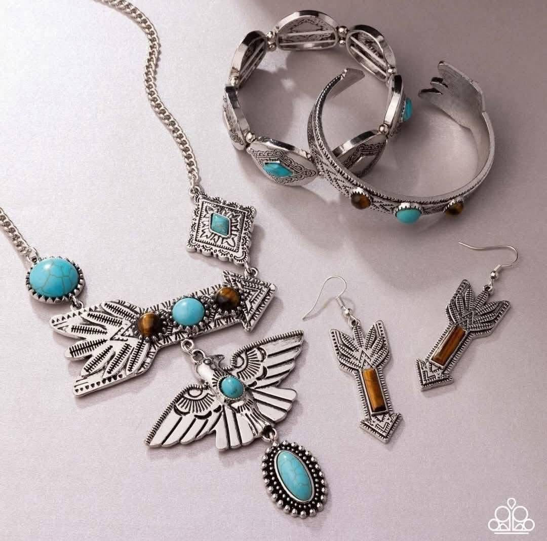 Paparazzi Accessories: Simply Santa Fe Complete Set