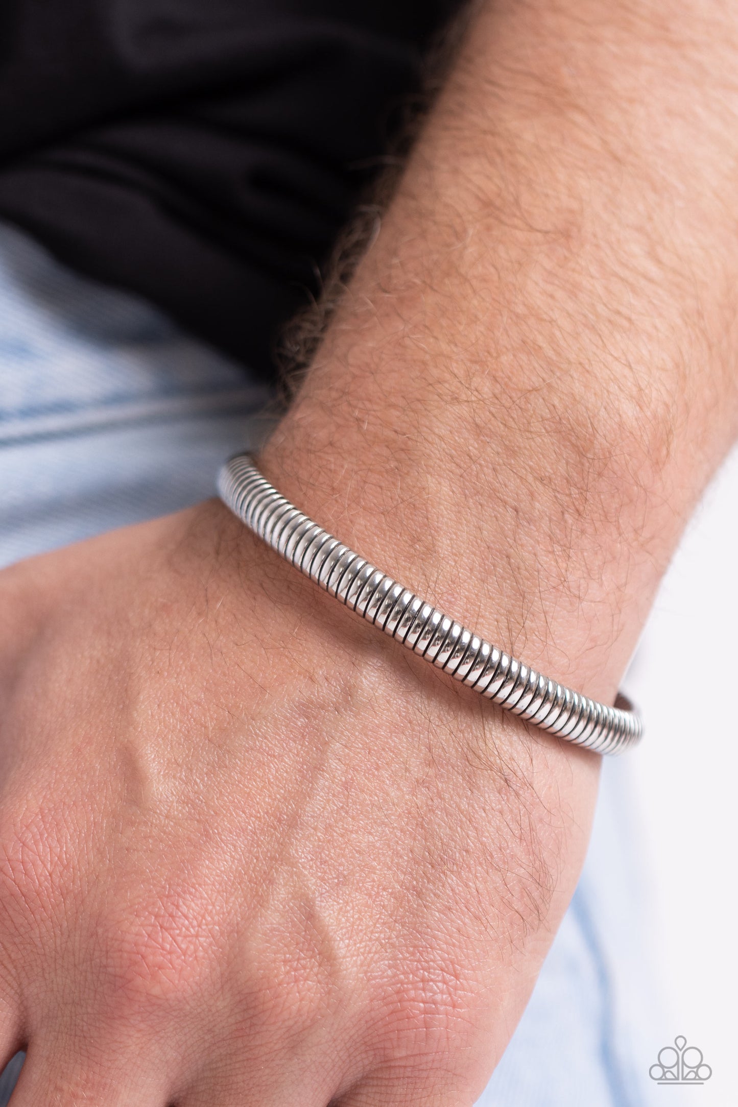 Paparazzi Accessories: Let It RIB - Silver Urban Bracelet