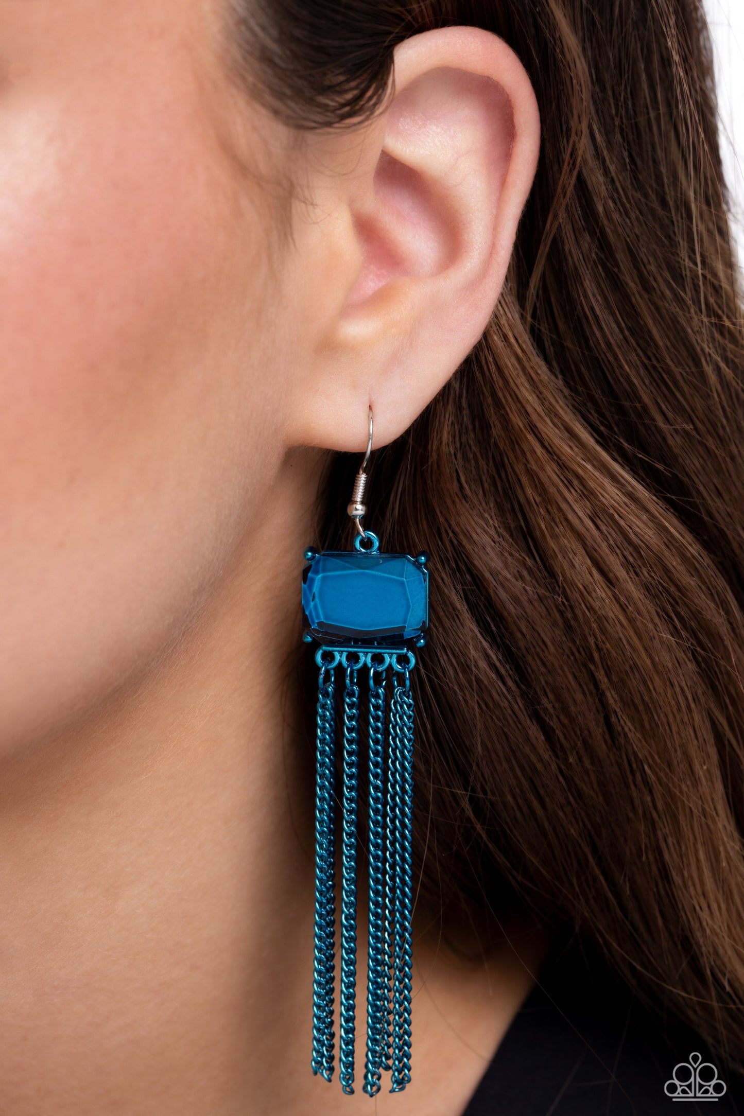 Paparazzi Accessories: Dreaming Of TASSELS - Blue Earring