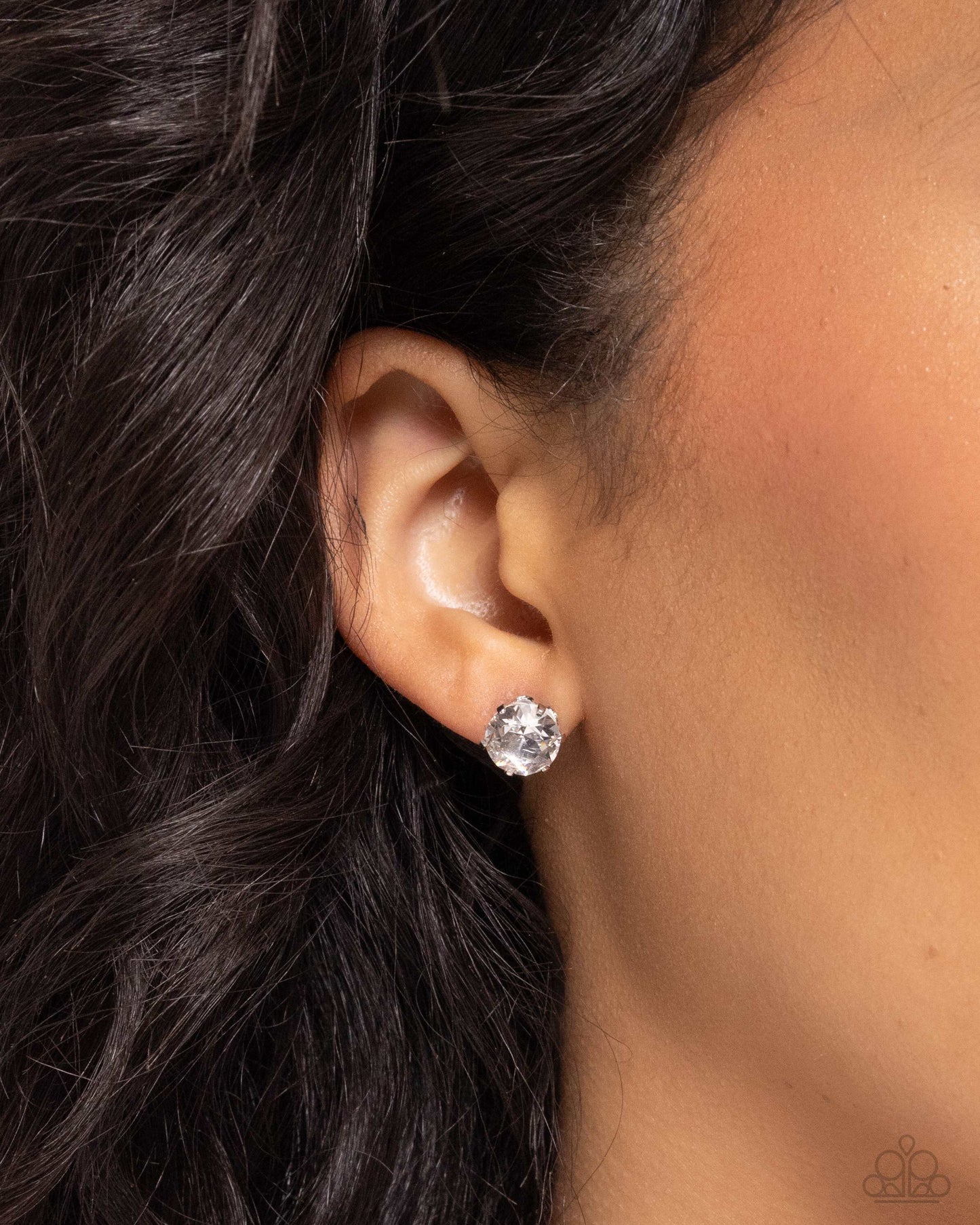 Paparazzi Accessories: Breathtaking Birthstone - White Post Earring