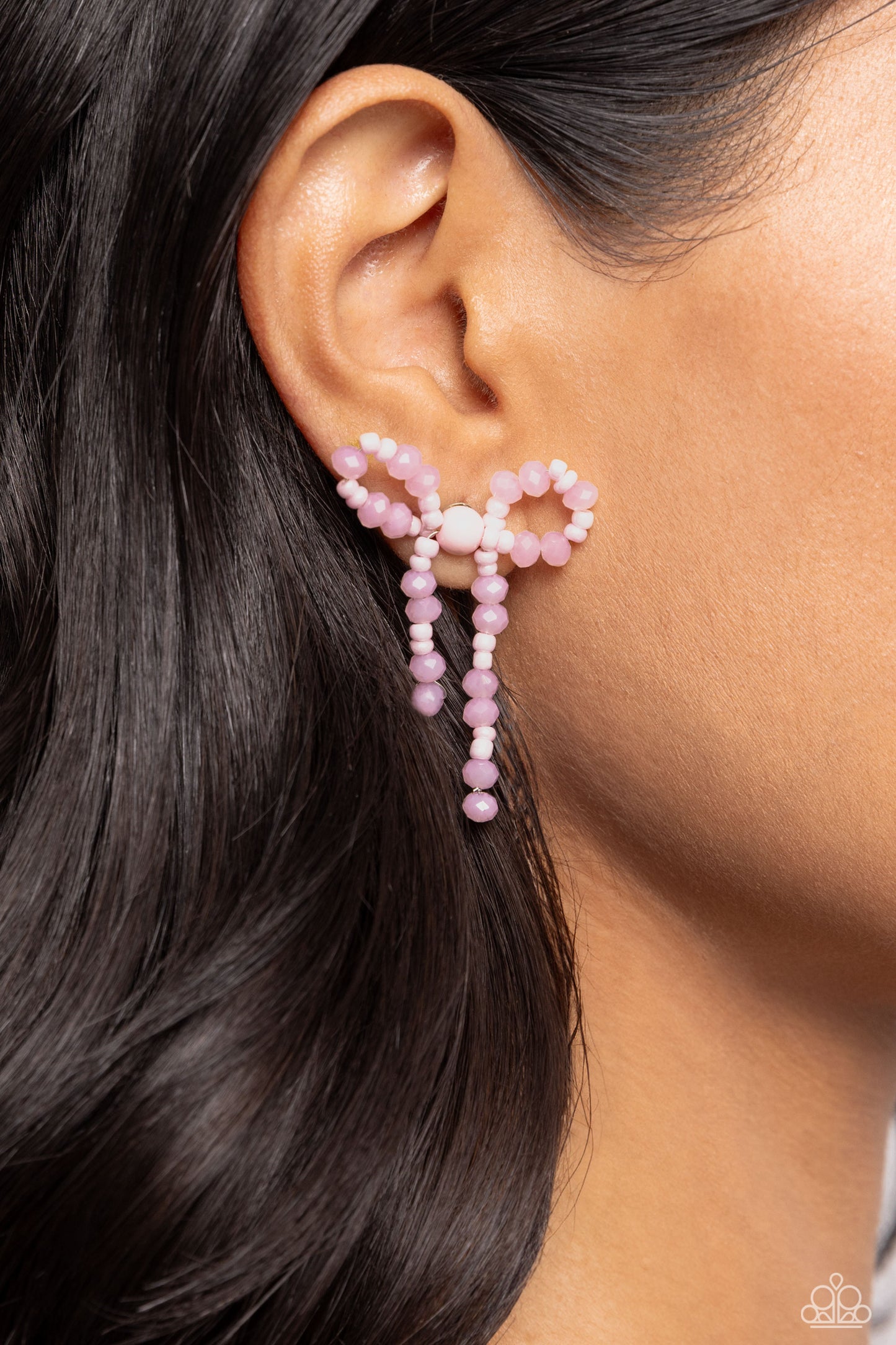 Paparazzi Accessories: The BOW Must Go On - Pink Earring
