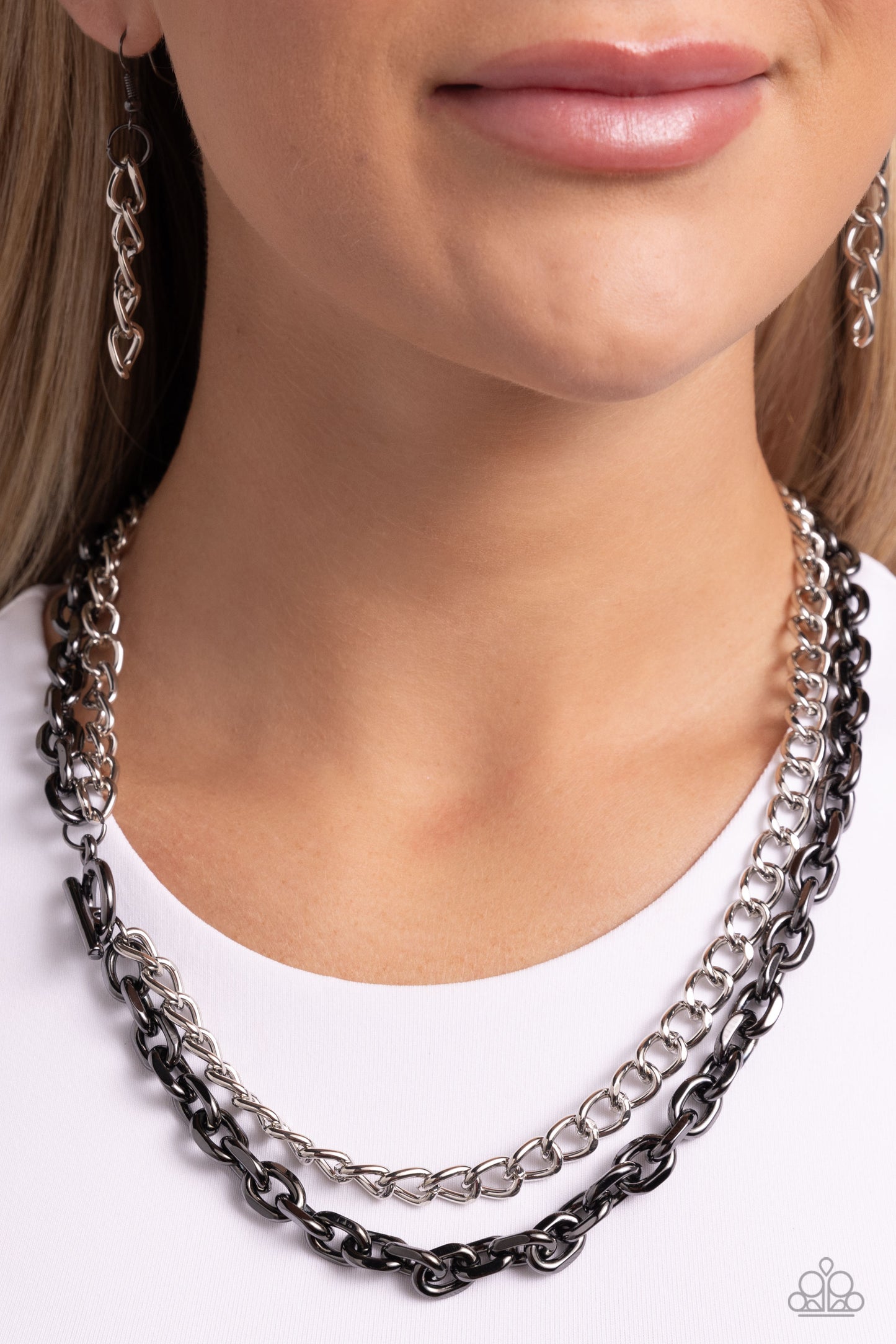Paparazzi Accessories: Industrial Improv - Black Necklace