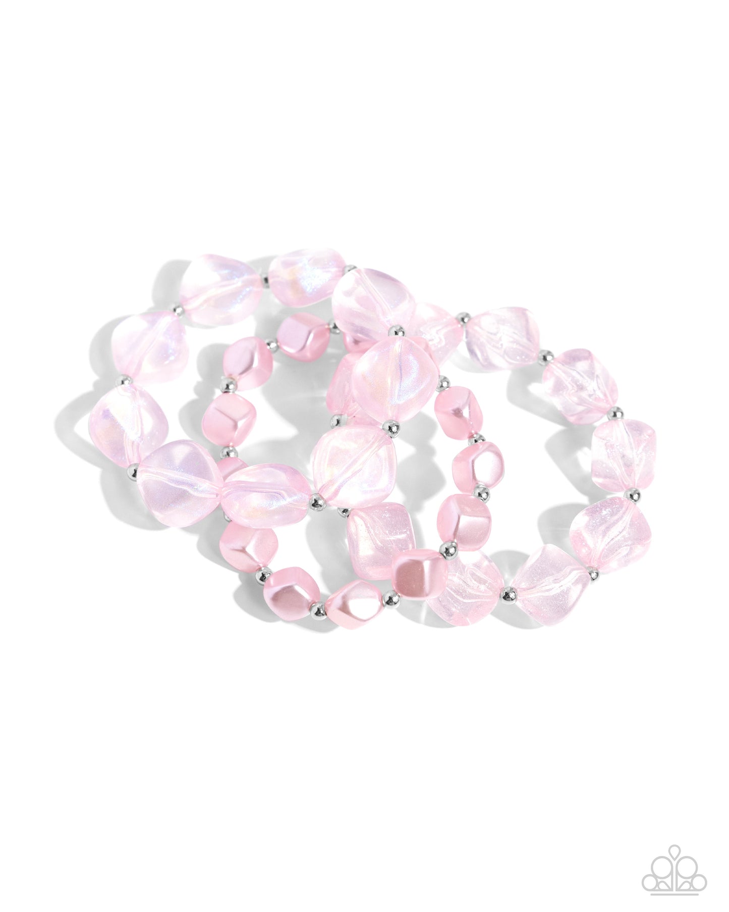 Paparazzi Accessories: Glittery Gala - Pink Bracelet