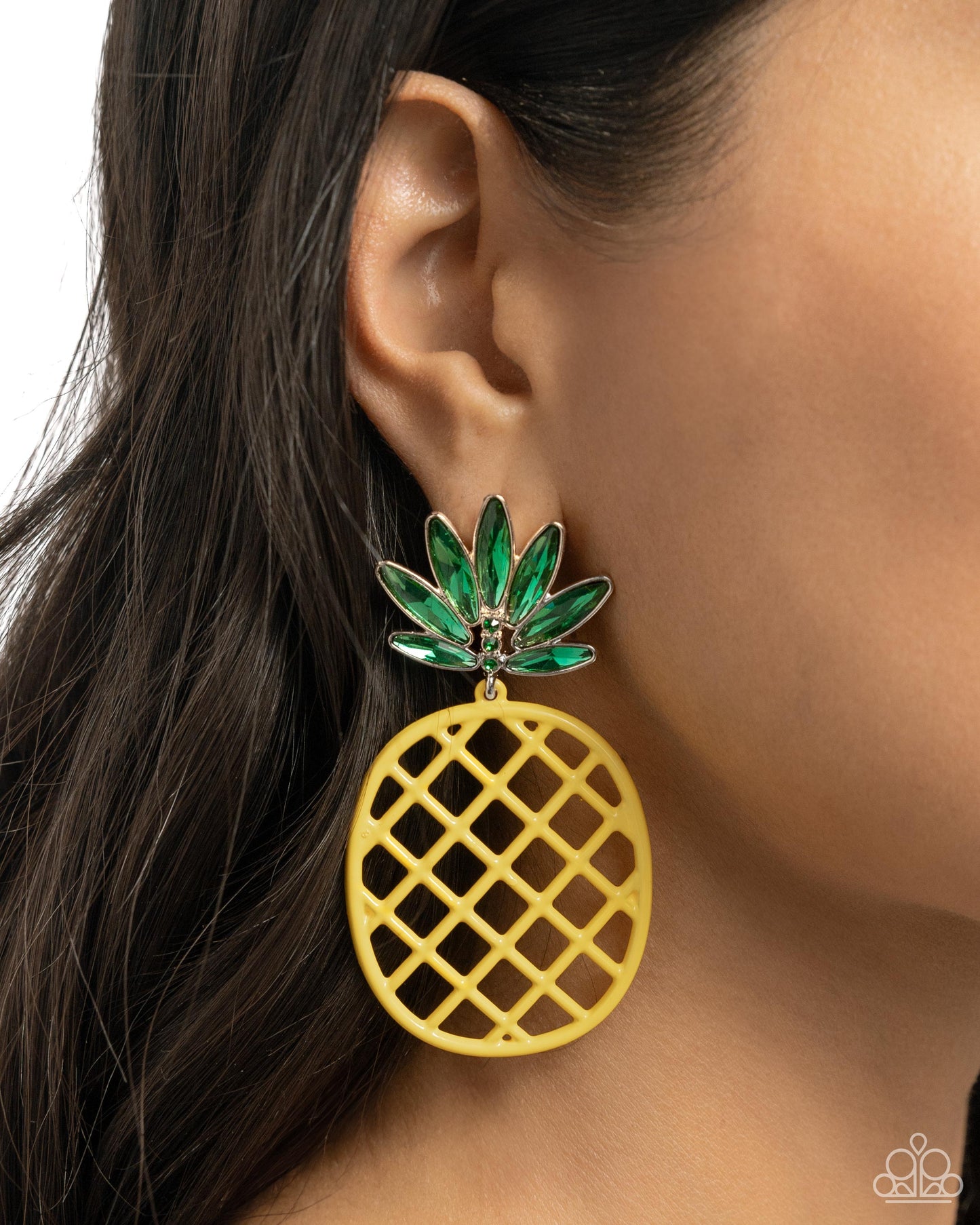 Paparazzi Accessories: Pineapple Passion - Yellow Earring