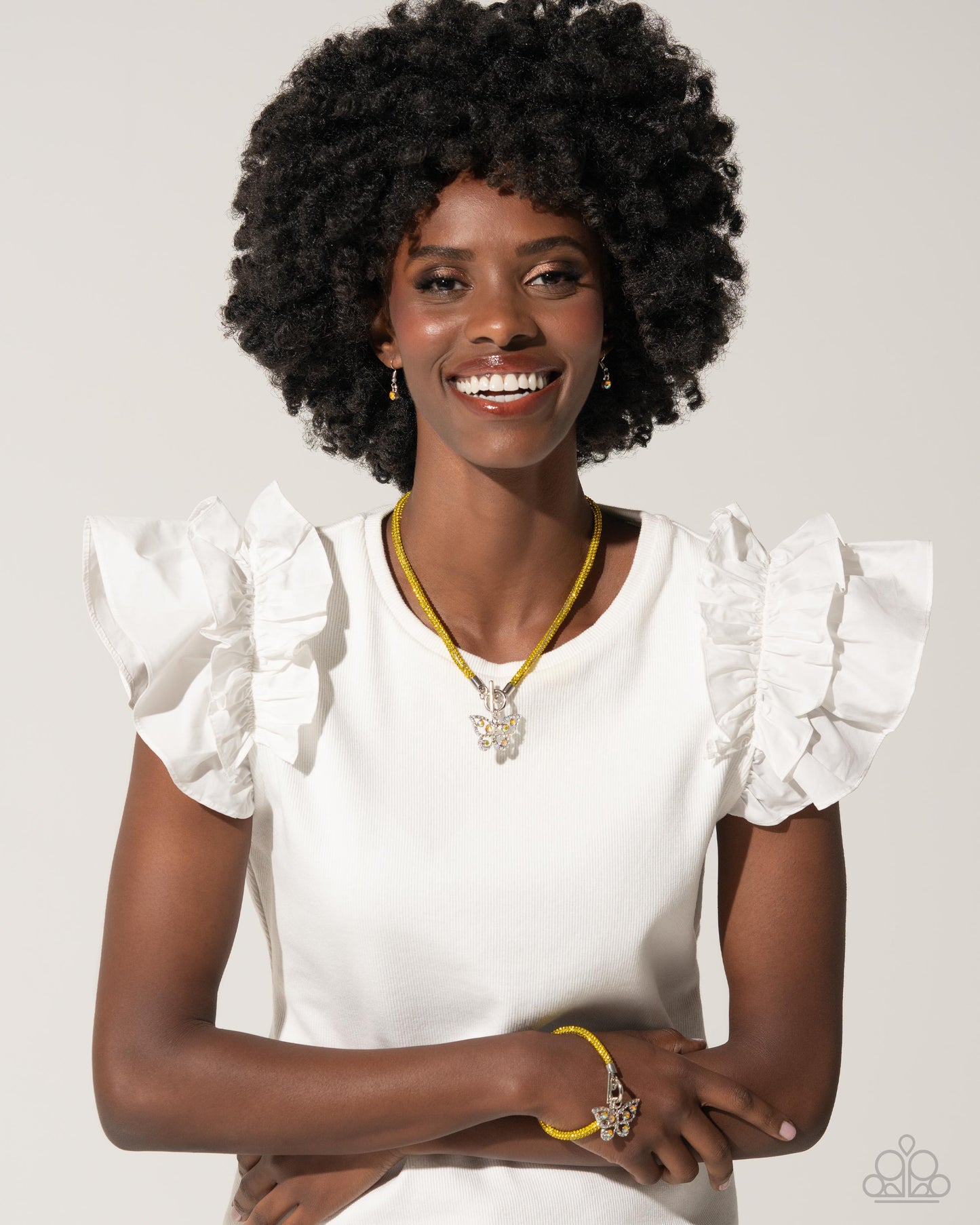 Paparazzi Accessories: Aerial Appeal - Yellow Bracelet