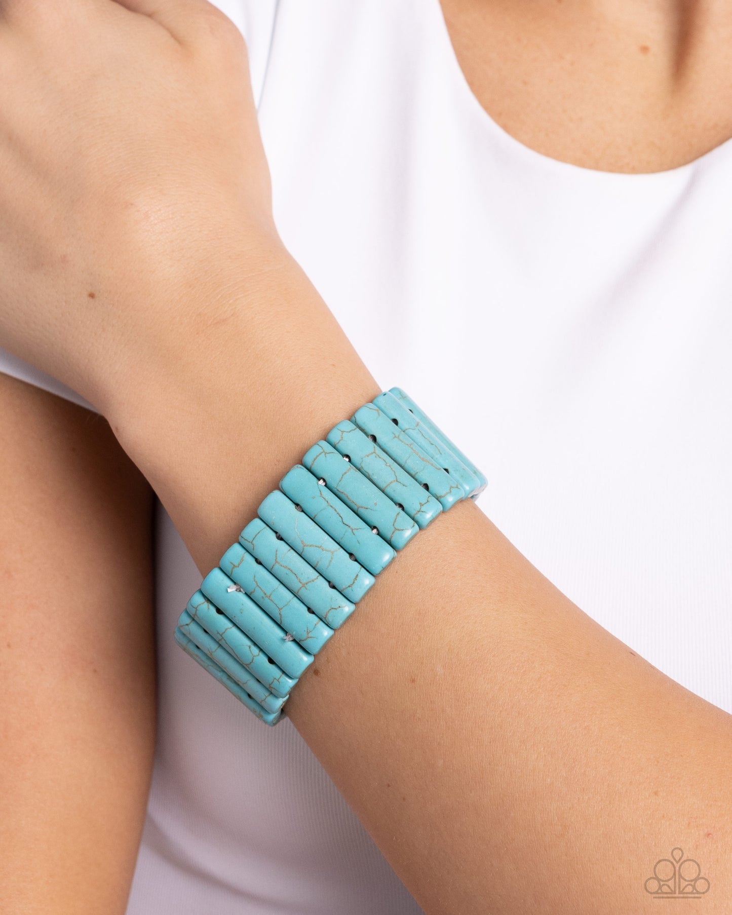 Paparazzi Accessories: Southern Standing - Blue Bracelet