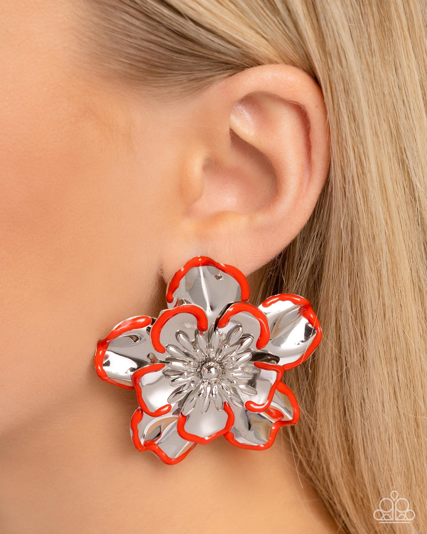 Paparazzi Accessories: Merry Model - Red Earring