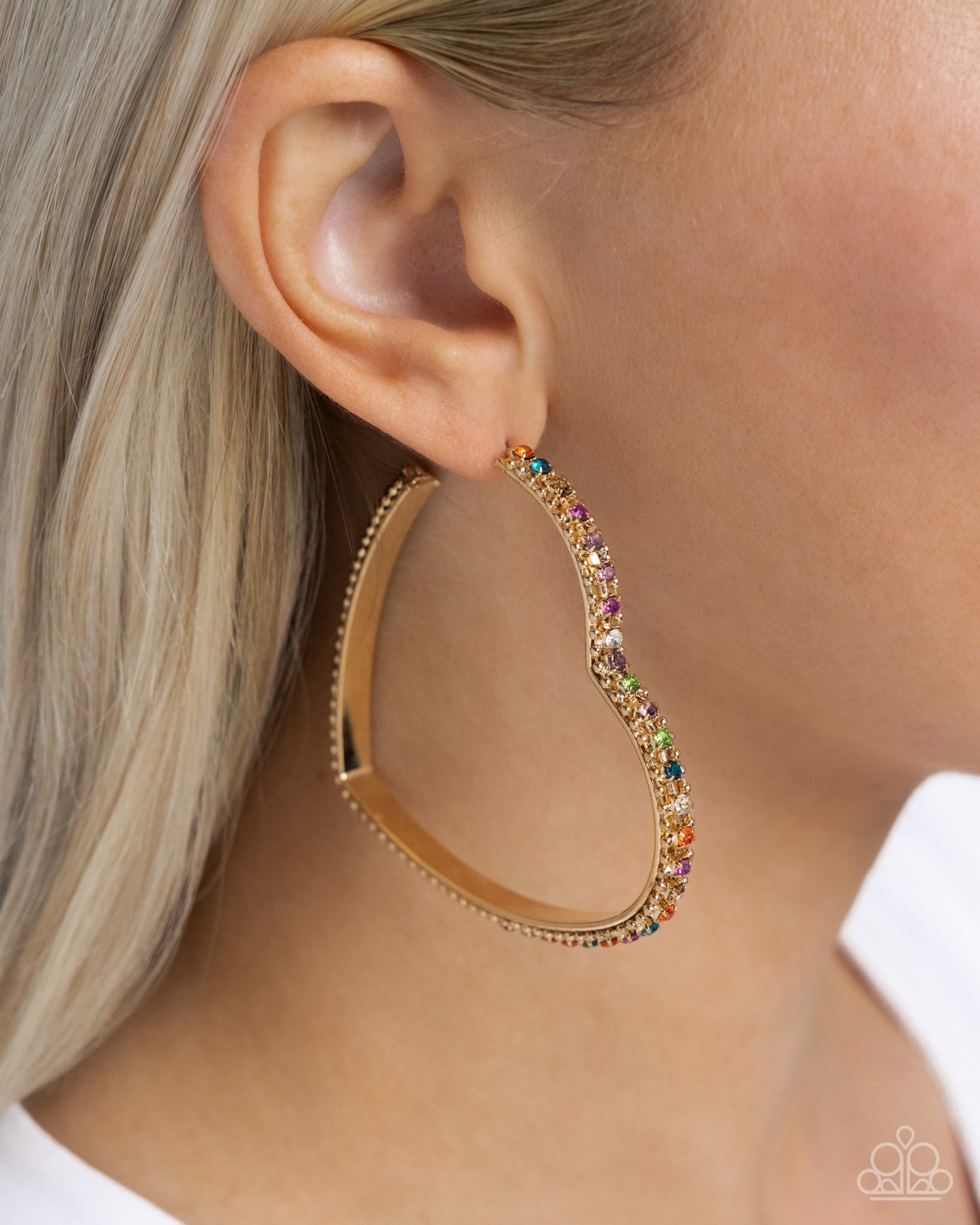 Paparazzi Accessories: Halftime Hearts - Multi Earring