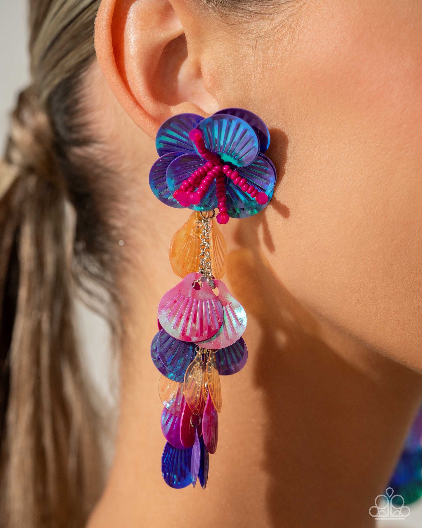 Paparazzi Accessories: Under the Waves - Purple Necklace