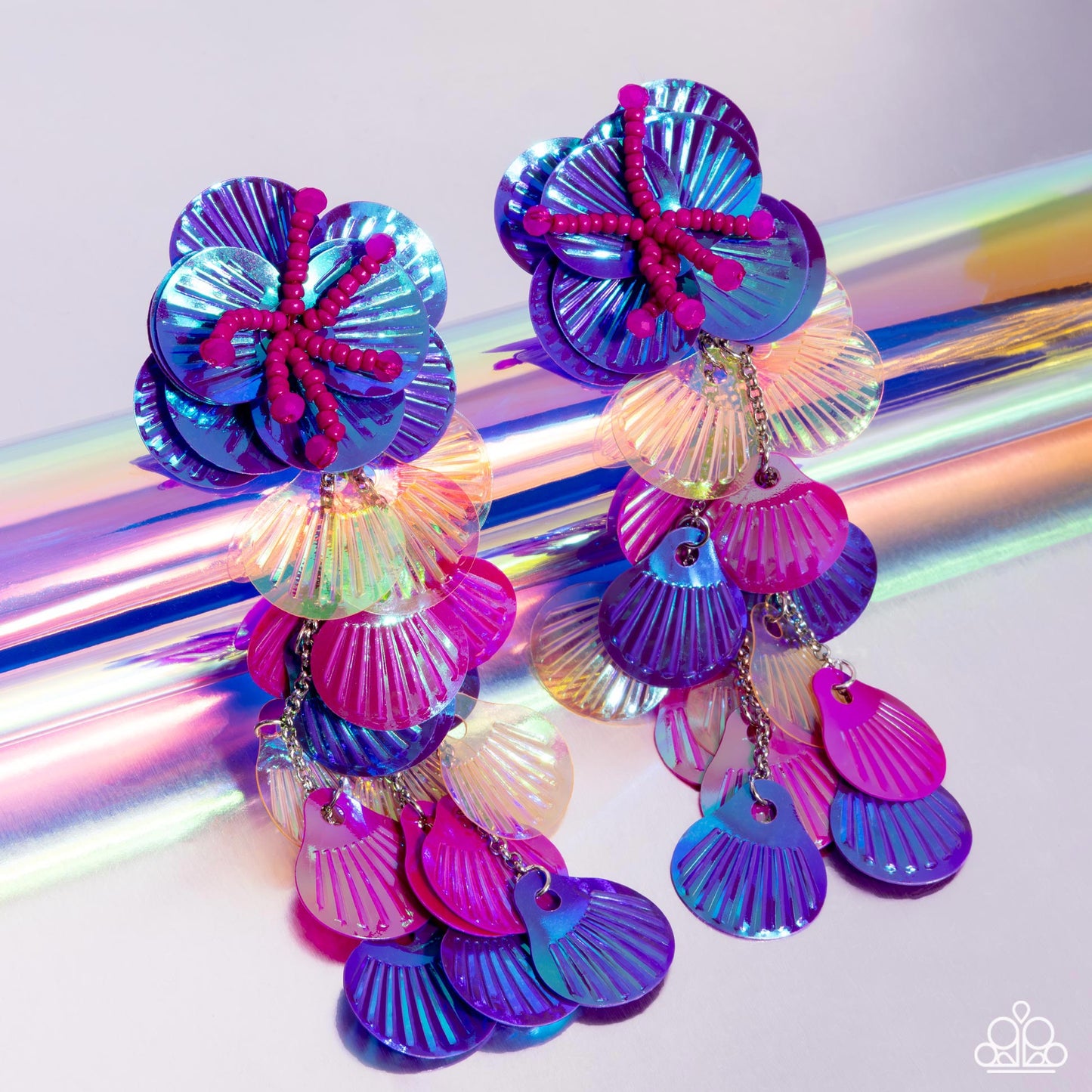 Paparazzi Accessories: Under the Waves - Purple Necklace