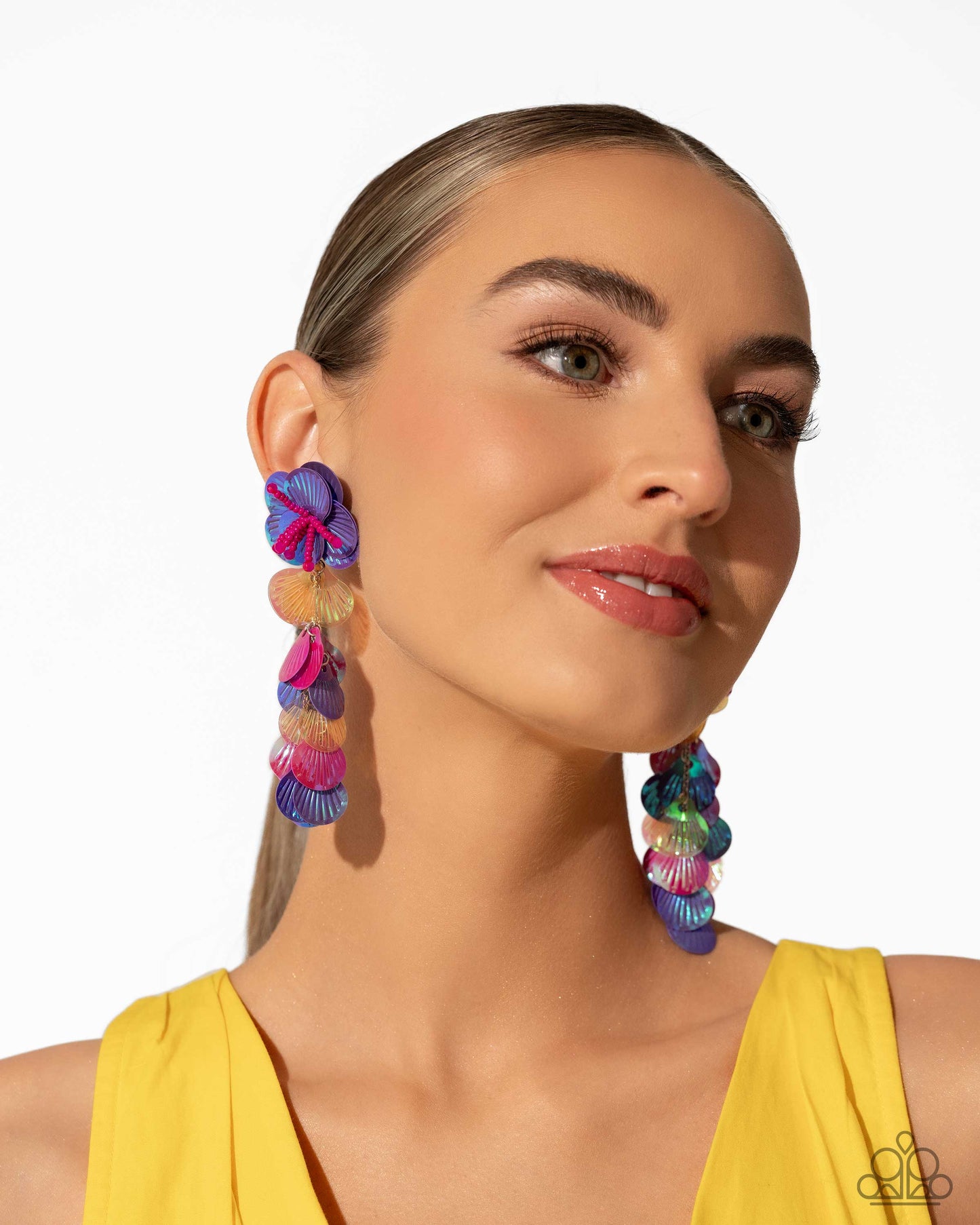 Paparazzi Accessories: Under the Waves - Purple Necklace