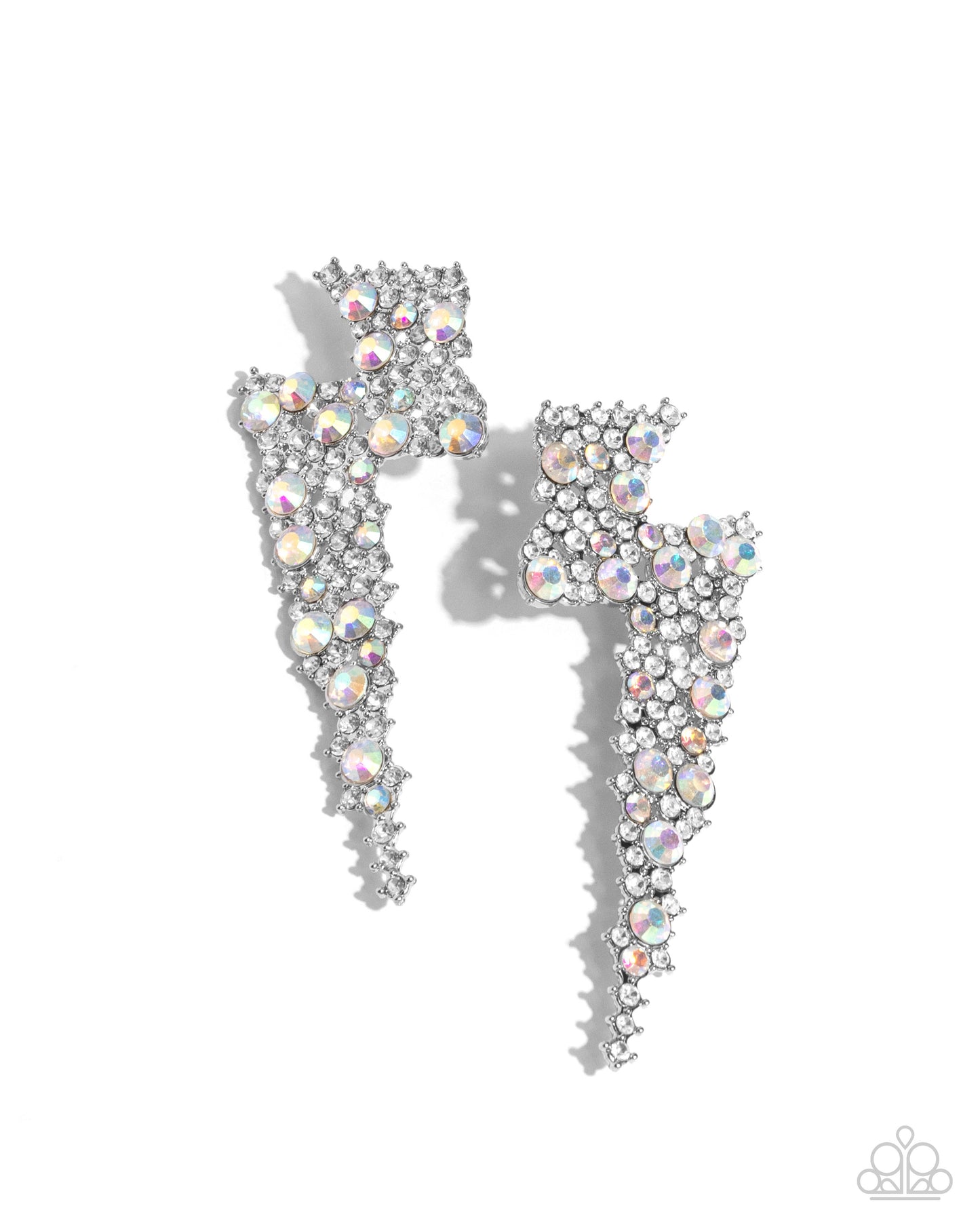 Paparazzi Accessories: Electric Effulgence - White Earring