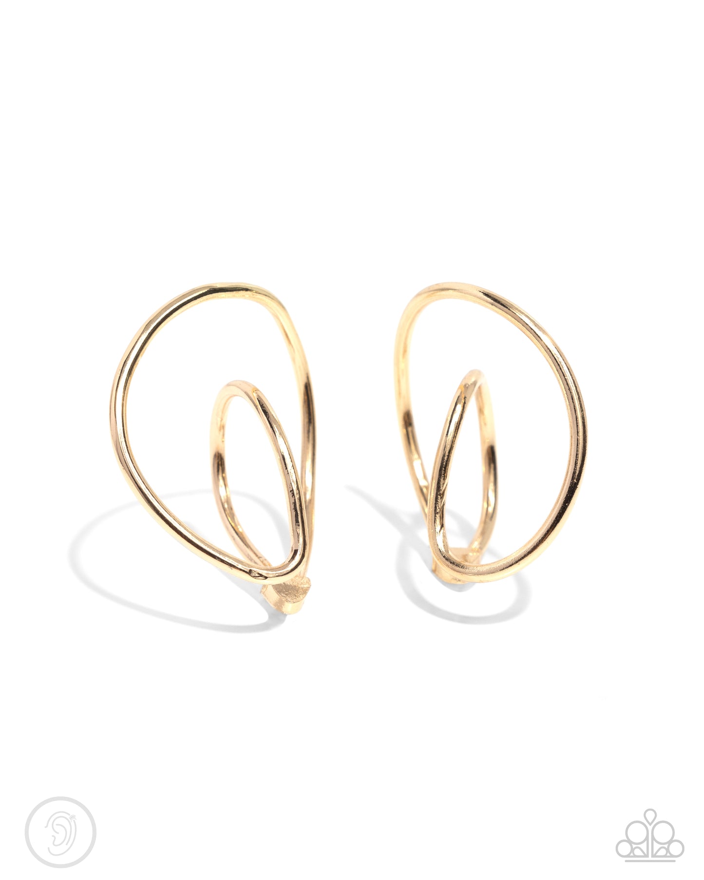 Paparazzi Accessories: Wraparound Whimsy - Gold Cuff Earring