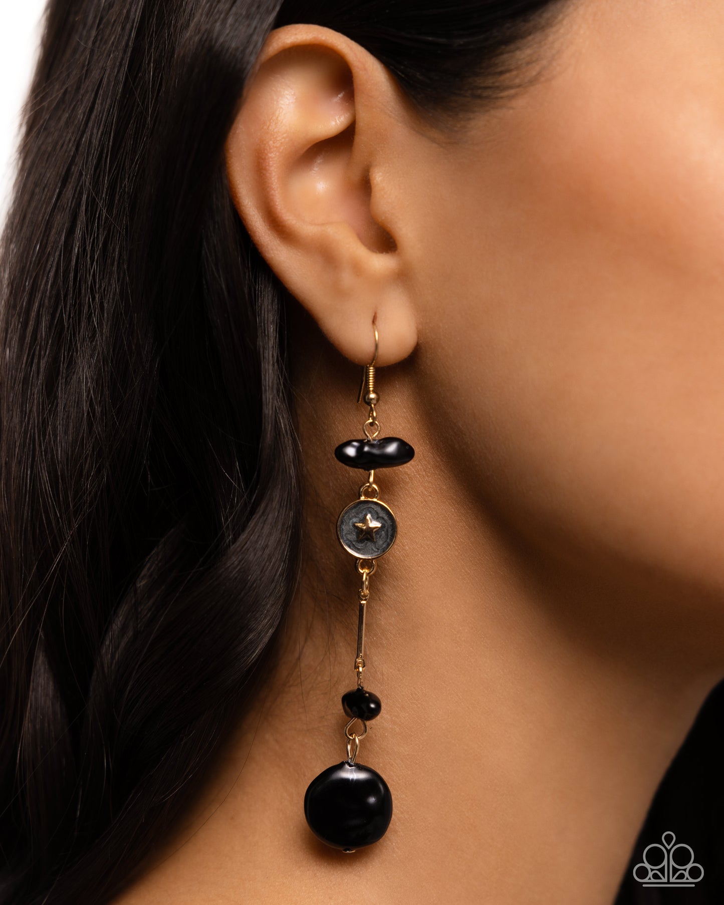 Paparazzi Accessories: Blissful Balance - Black Earring