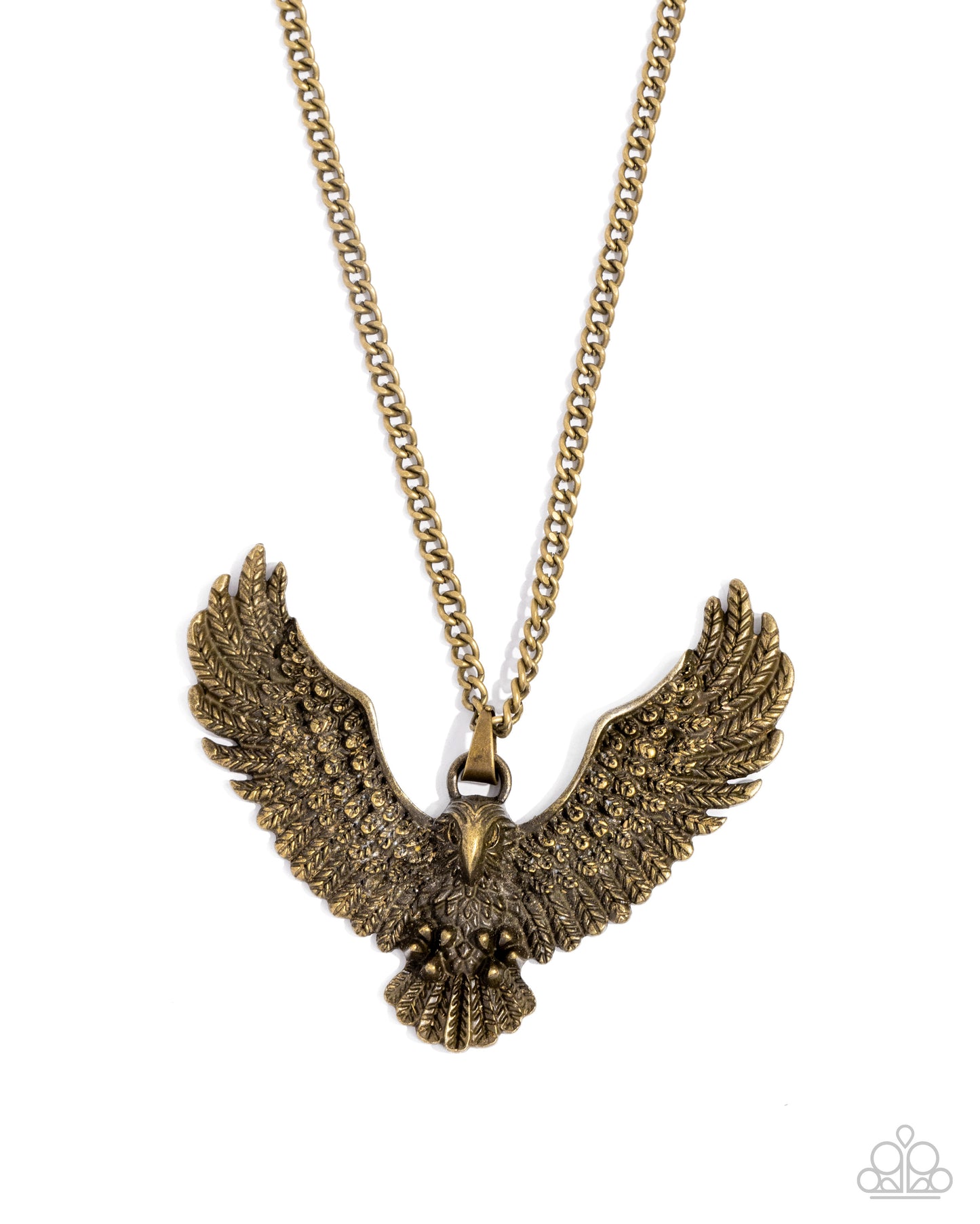 Paparazzi Accessories: Edgy Eagle - Brass Necklace