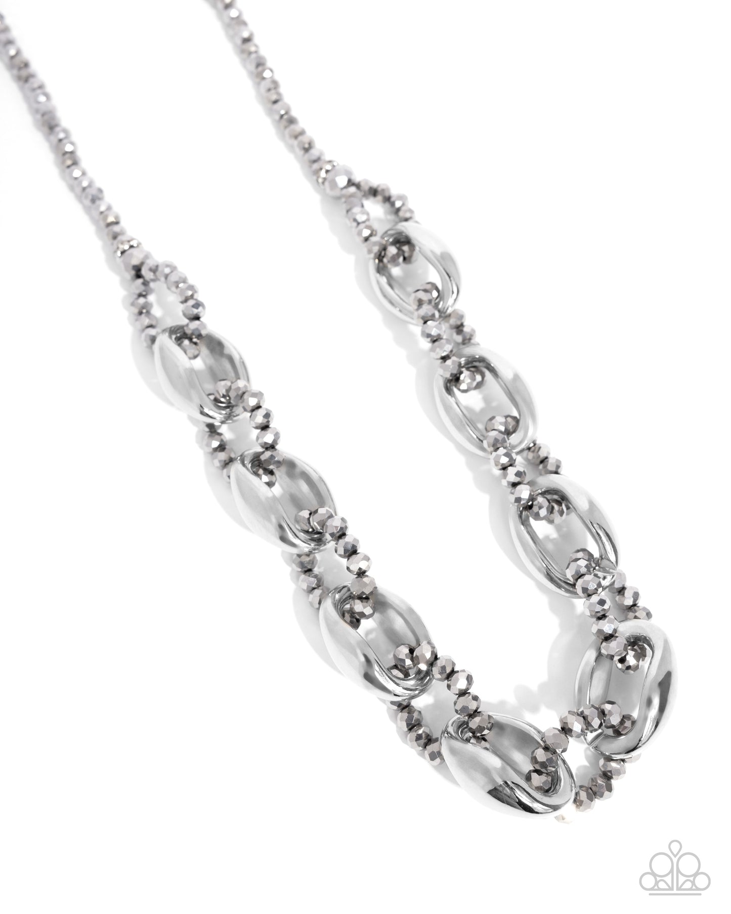 Paparazzi Accessories: Flickering Fact - Silver Necklace