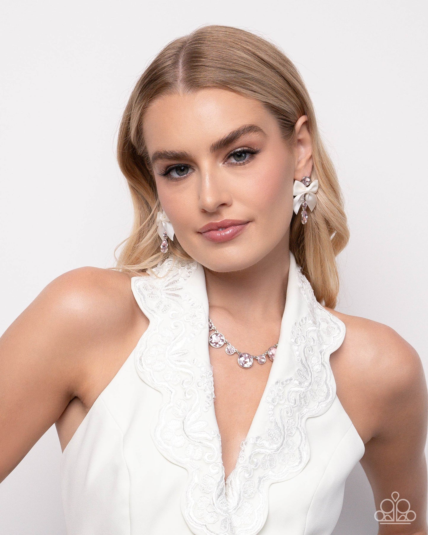 Paparazzi Accessories:: Genteel Glam - Pink Earring