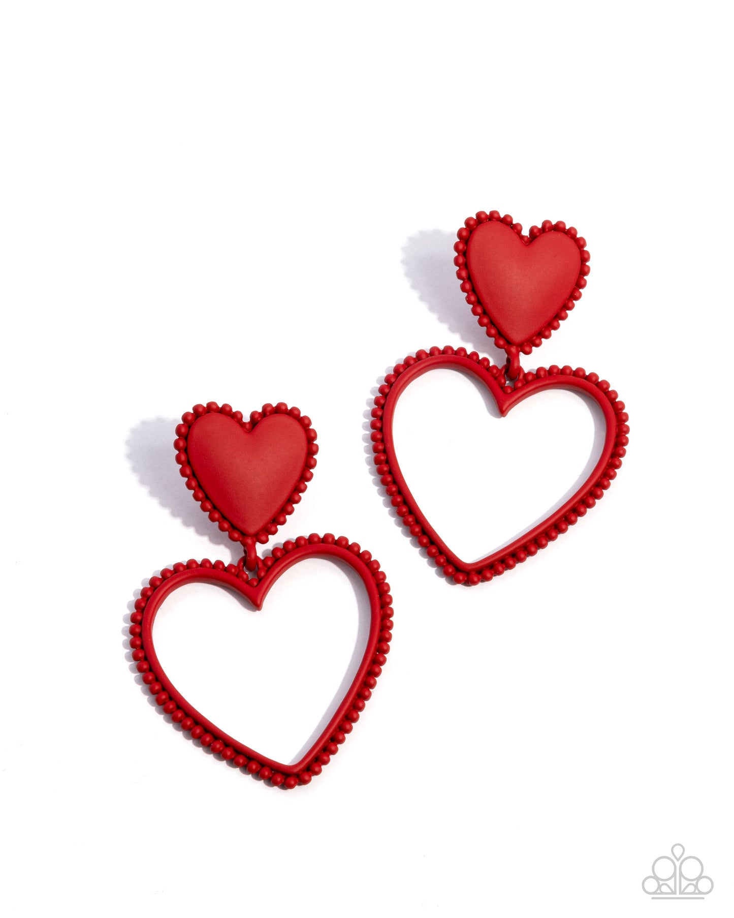 Paparazzi Accessories: Casual Chemistry - Red Earring
