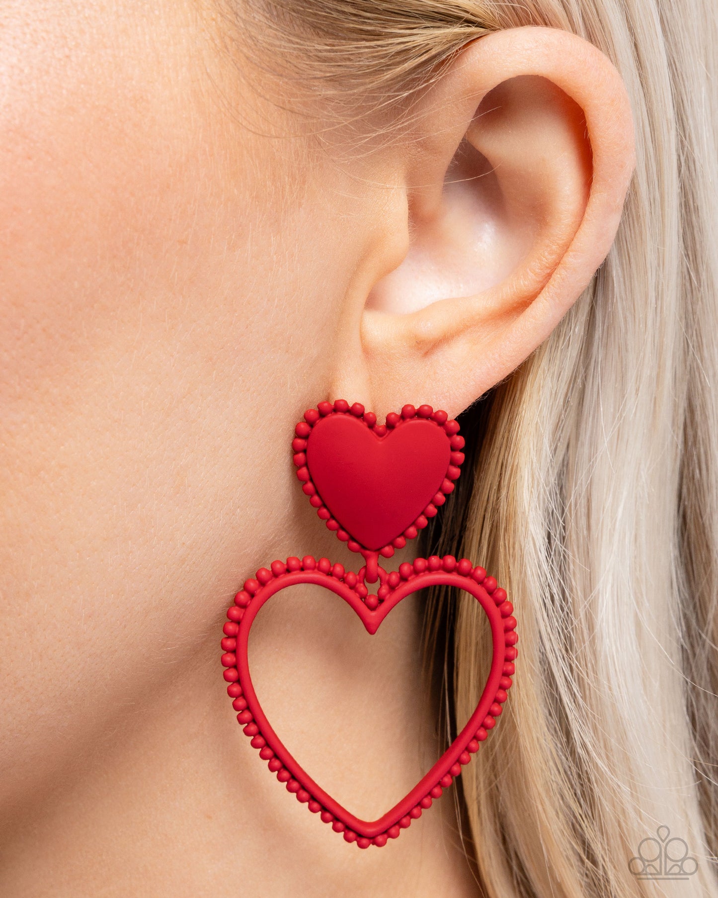 Paparazzi Accessories: Casual Chemistry - Red Earring