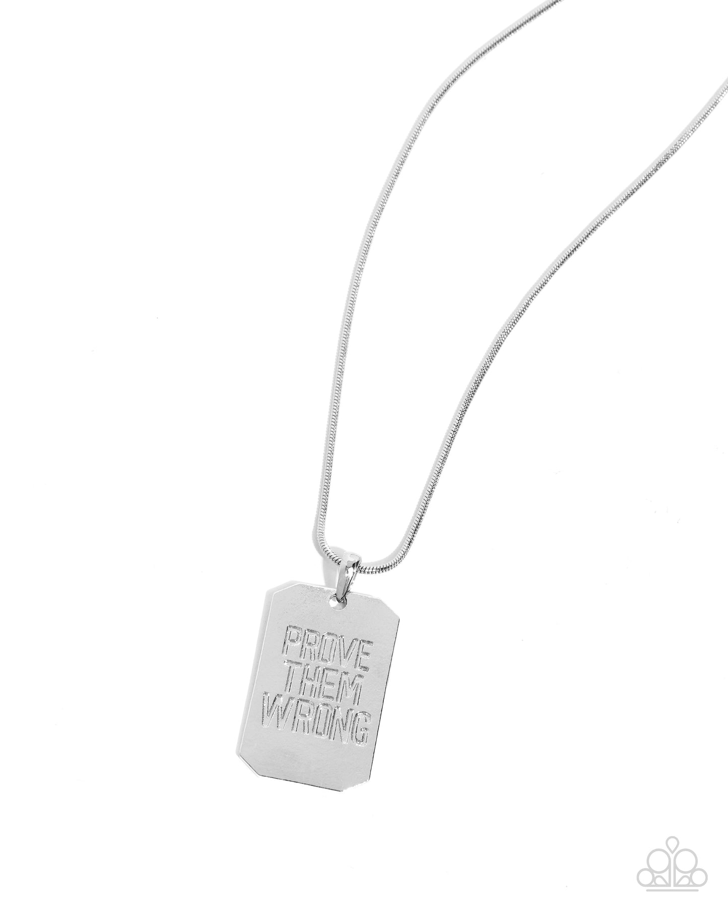 Paparazzi Accessories: Prove Them Wrong - Silver Urban Necklace