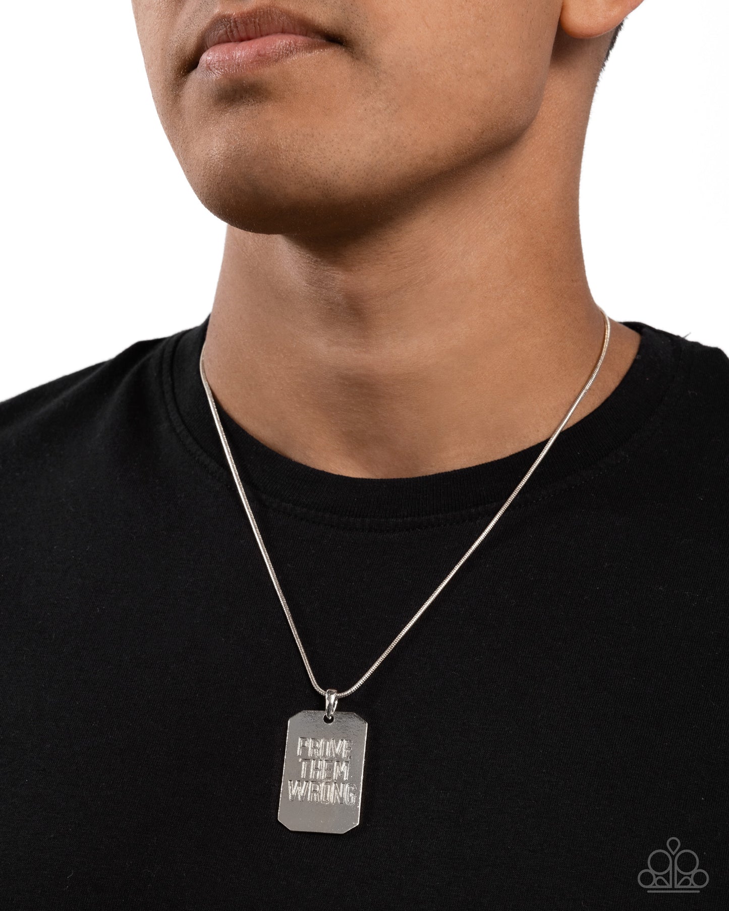 Paparazzi Accessories: Prove Them Wrong - Silver Urban Necklace