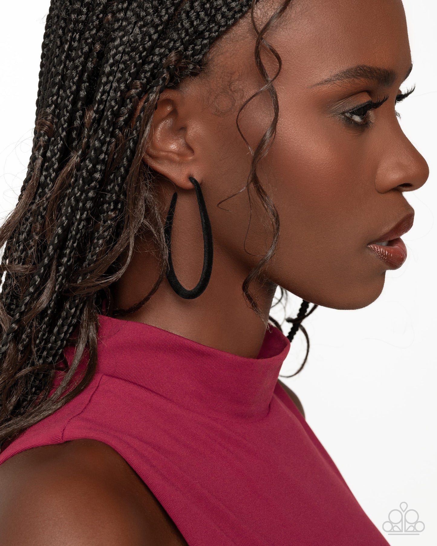 Paparazzi Accessories: The Right Angle - Black Earring