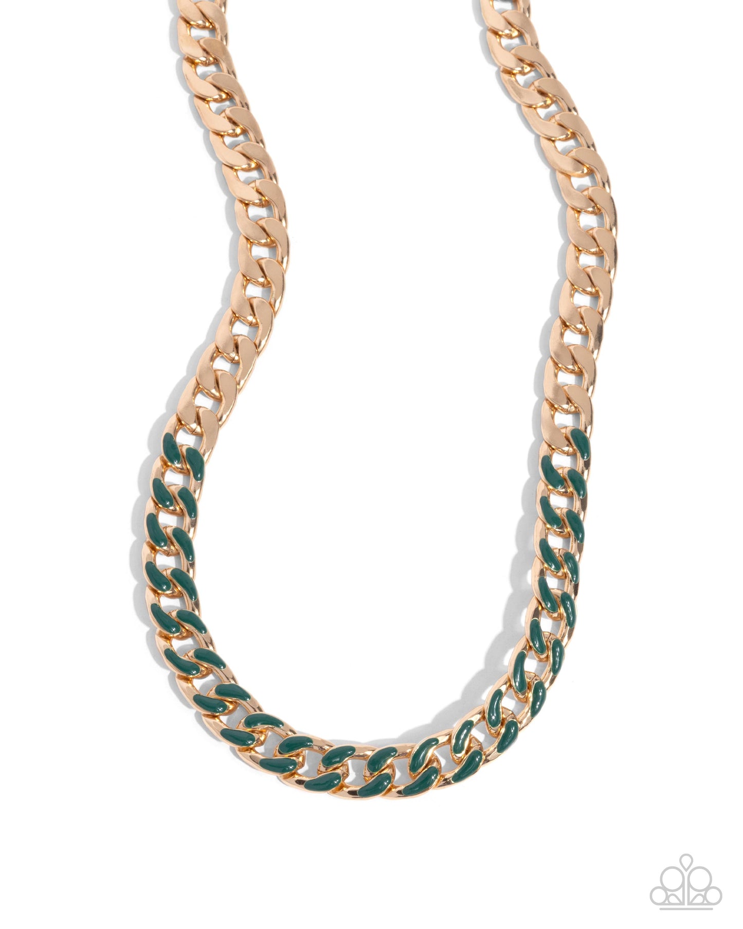 Paparazzi Accessories: Painted Problem - Green Necklace