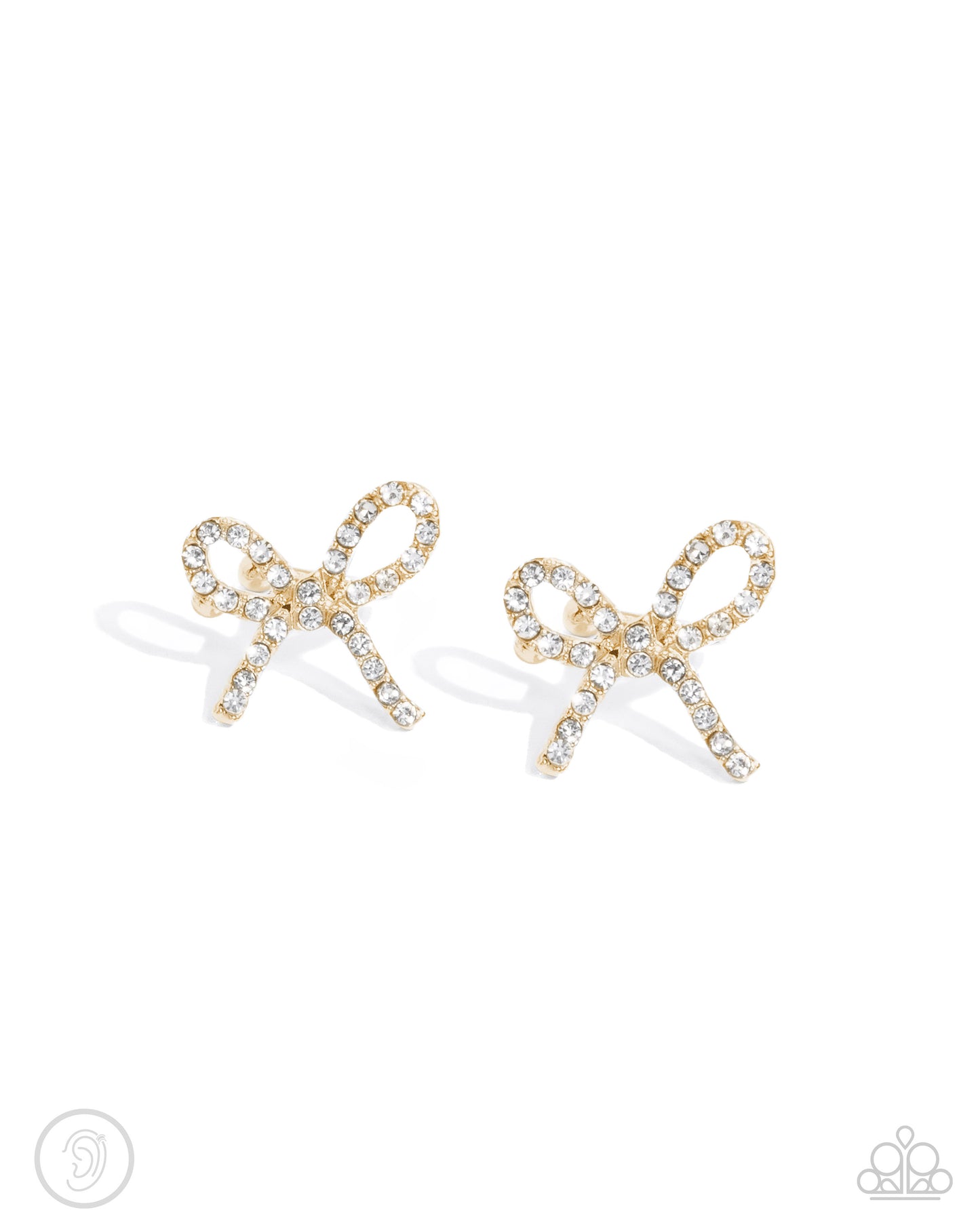 Paparazzi Accessories: Convincing Charm - Gold Ear Cuff
