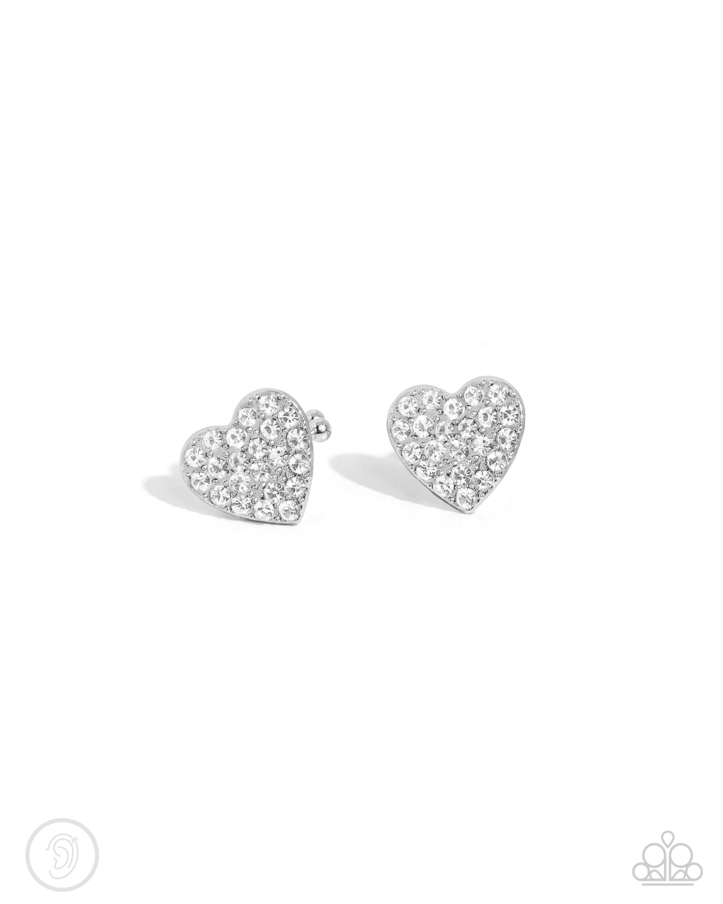 Paparazzi Accessories: As Far As It GLOWS - White Ear Cuff
