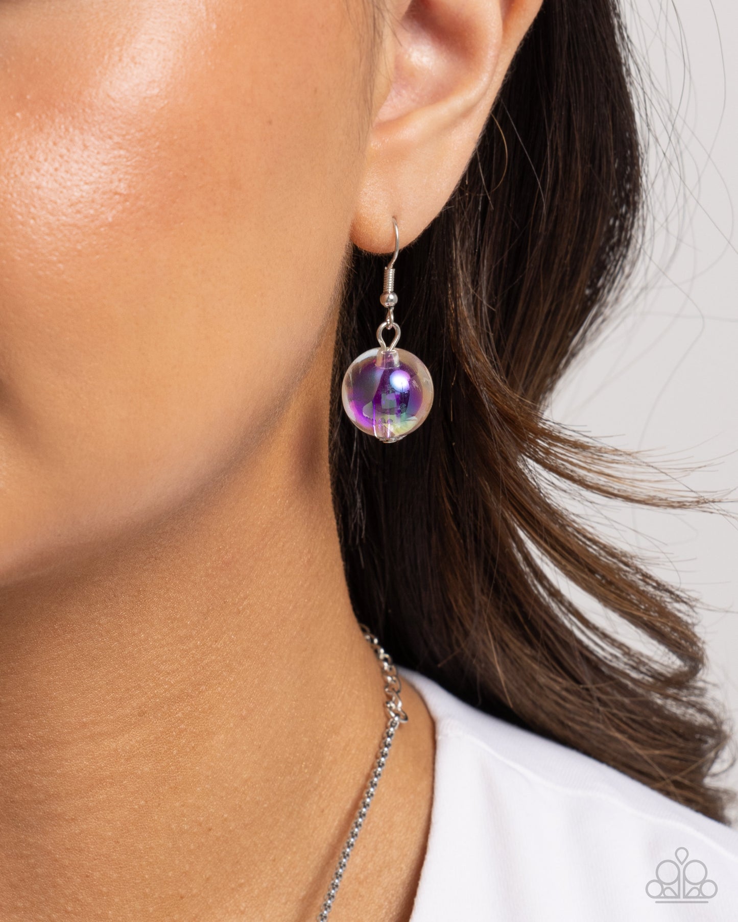 Paparazzi Accessories: Iridescent Identity - Purple Necklace