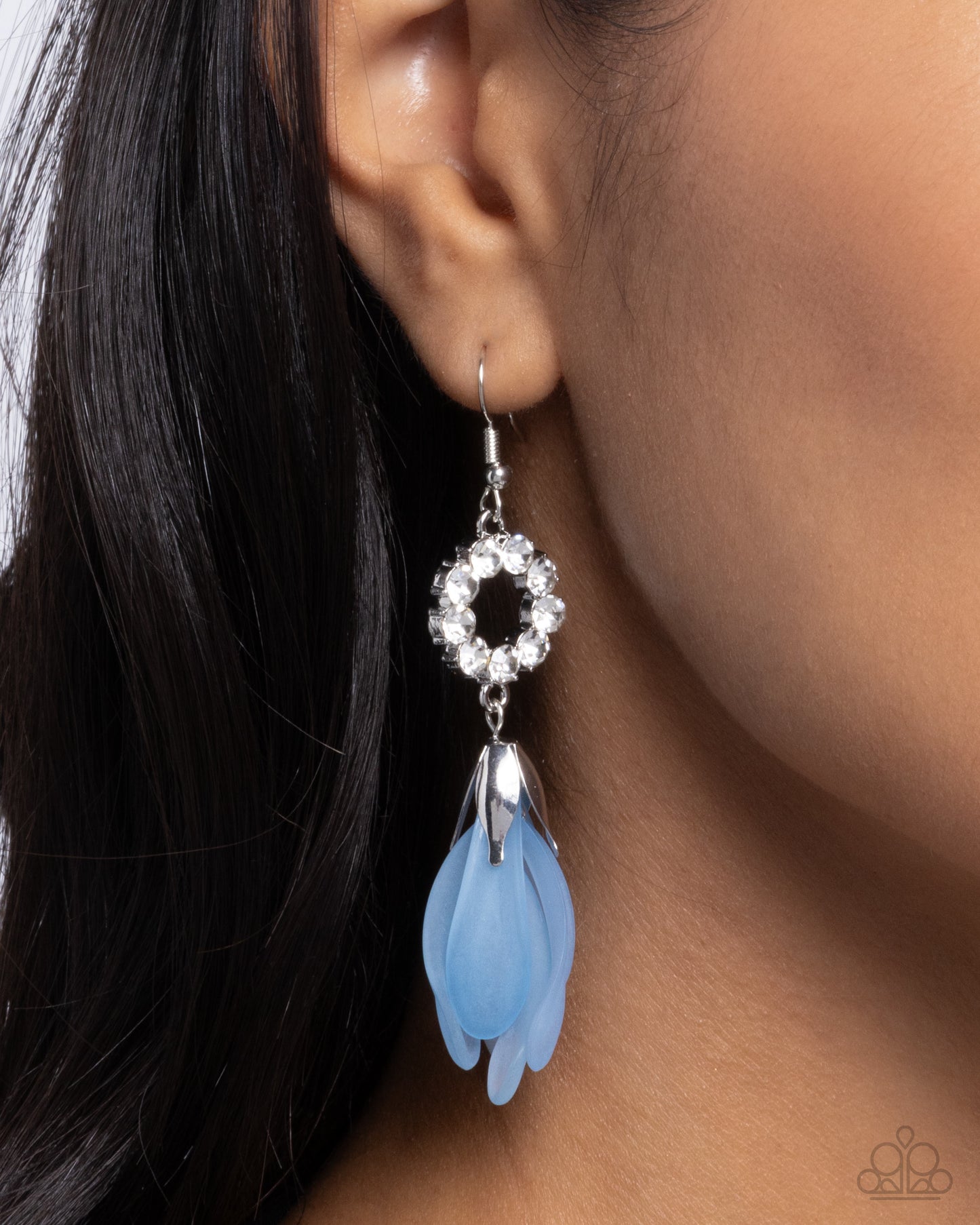 Paparazzi Accessories: Profuse Petals - Blue Earring