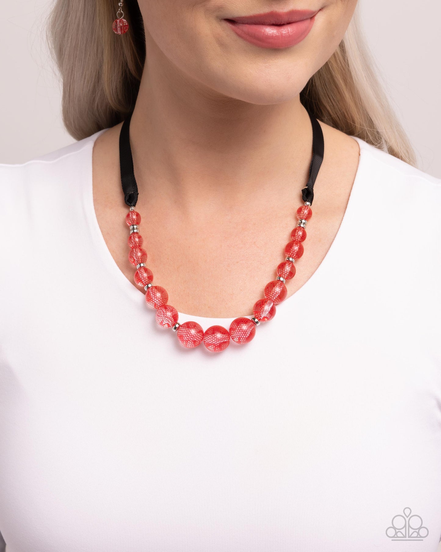 Paparazzi Accessories: Lace Maker - Red Necklace