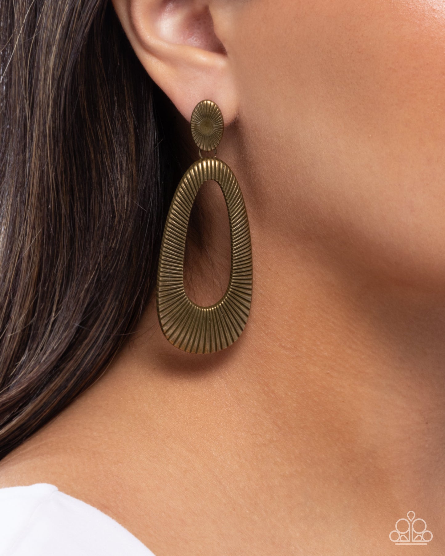 Paparazzi Accessories: Princess Potential - Brass Earring