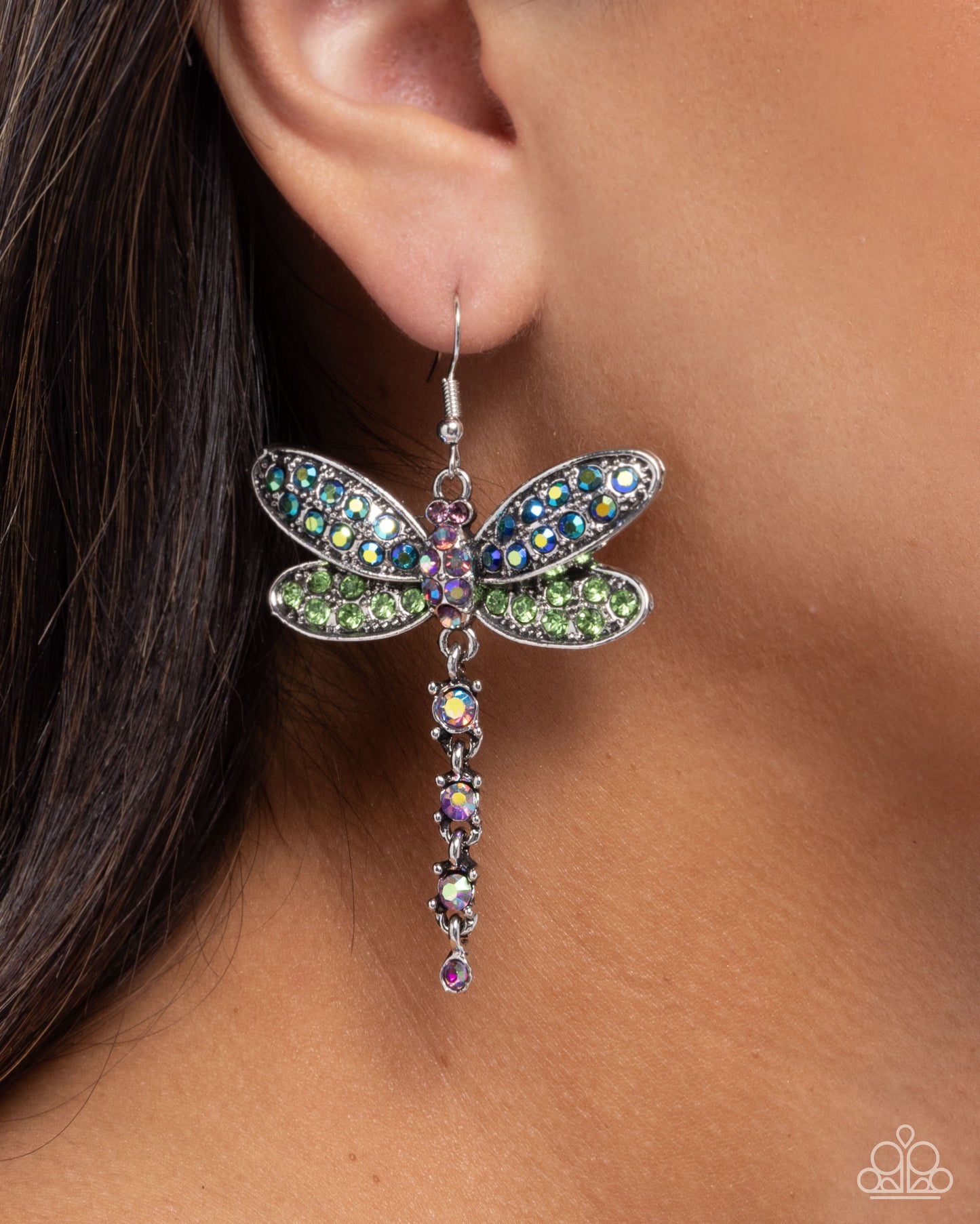 Paparazzi Accessories: Hey, I Heard You Were A Wild One - Green Earring
