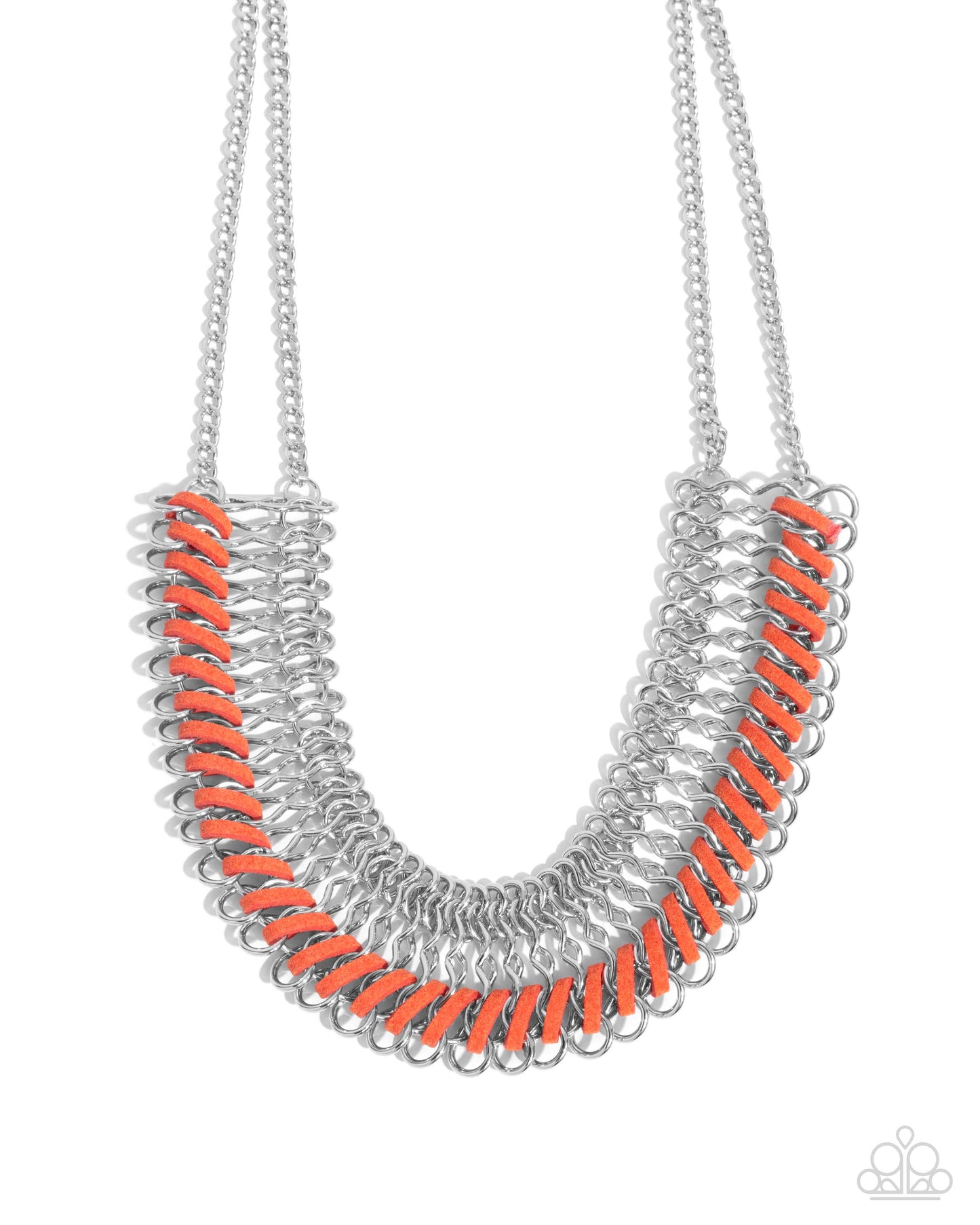Paparazzi Accessories: Commanding Connections - Orange Necklace