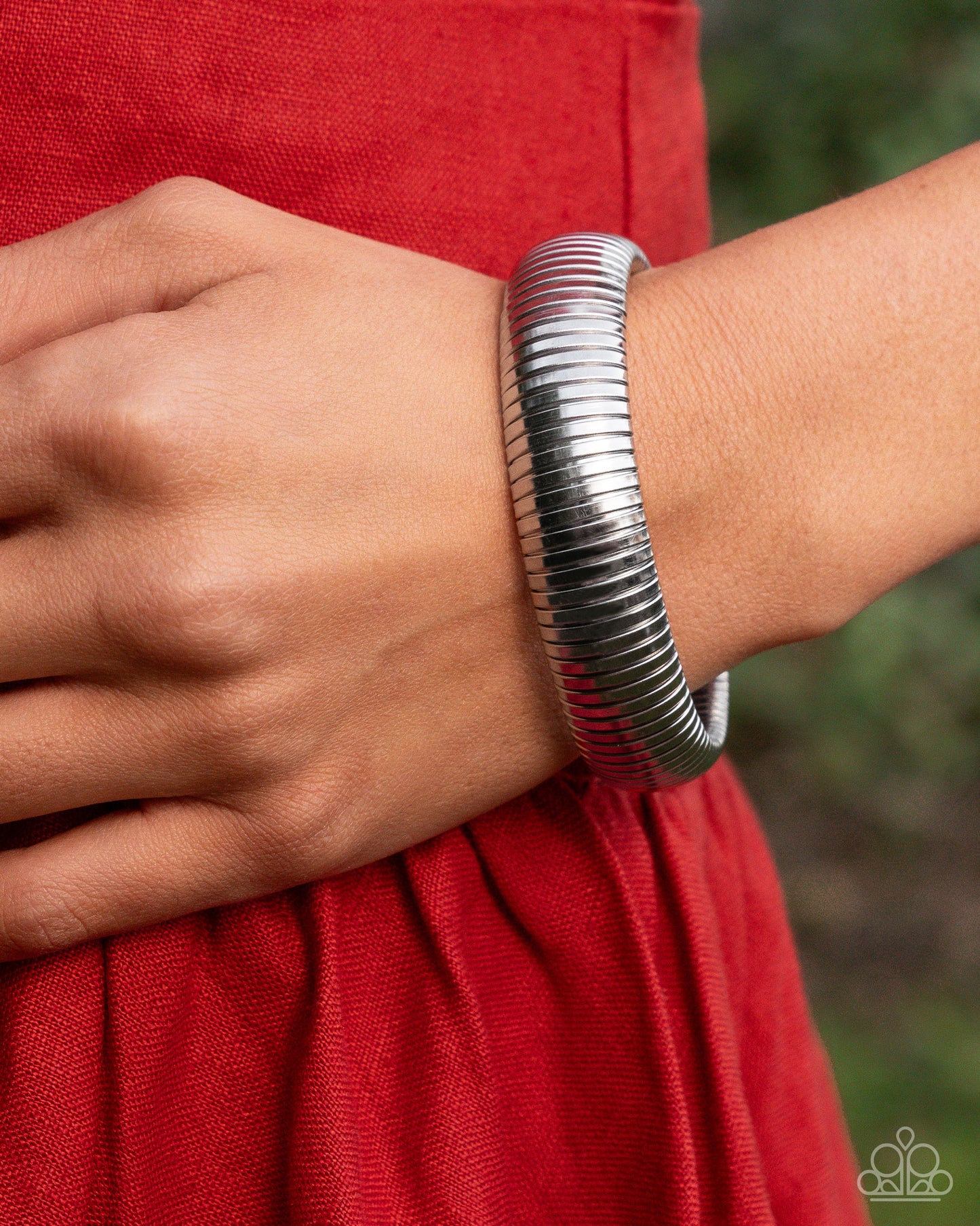 Paparazzi Accessories: Flashy Fringe - Silver Bracelet
