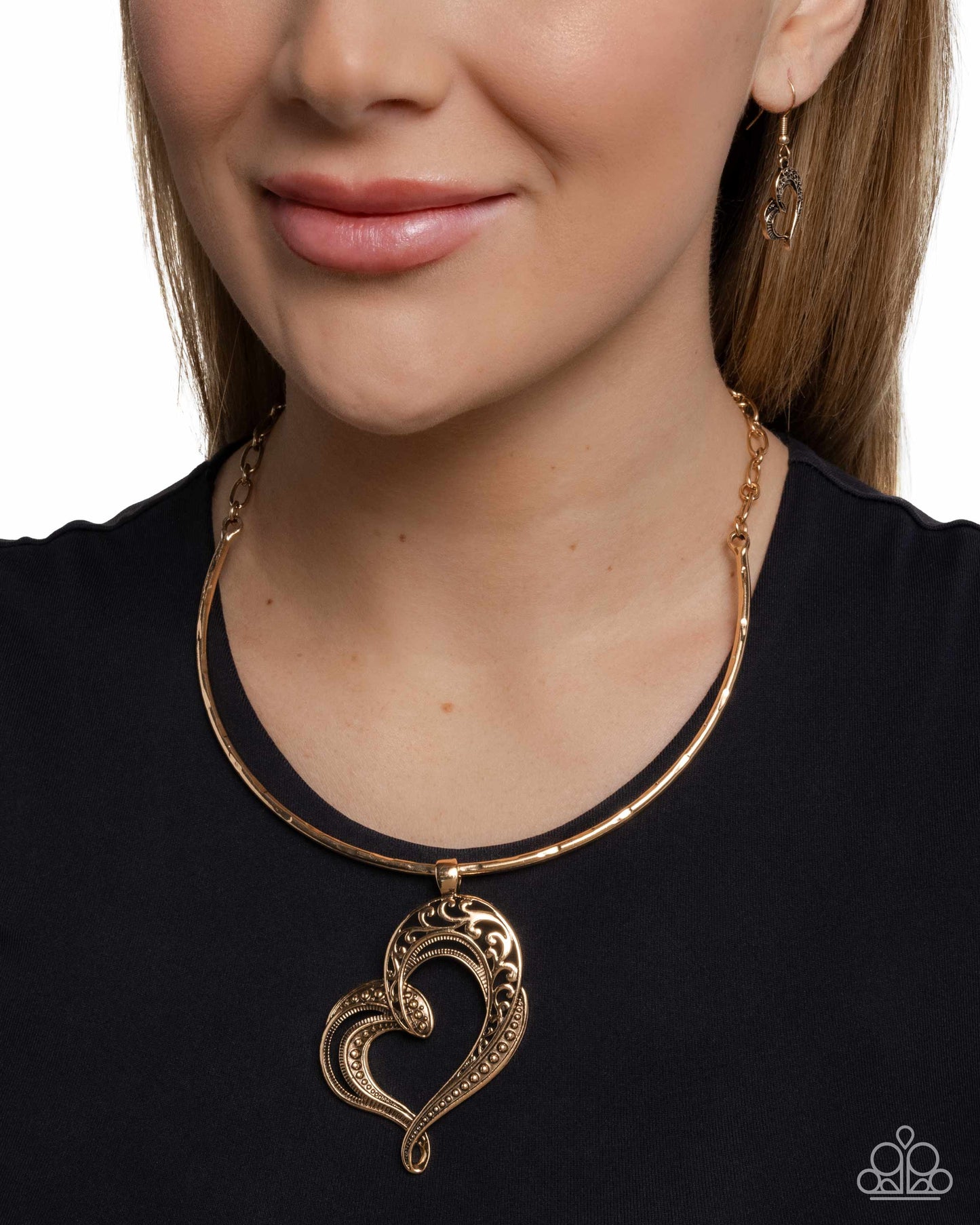 Paparazzi Accessories: Concentric Courtship - Gold Necklace