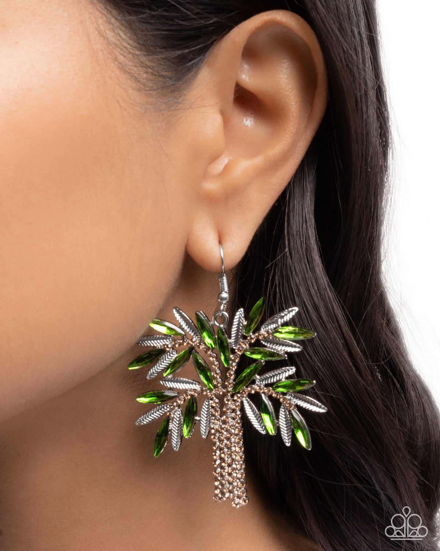 Paparazzi Accessories: Palm Tree Pizzazz - Green Earring