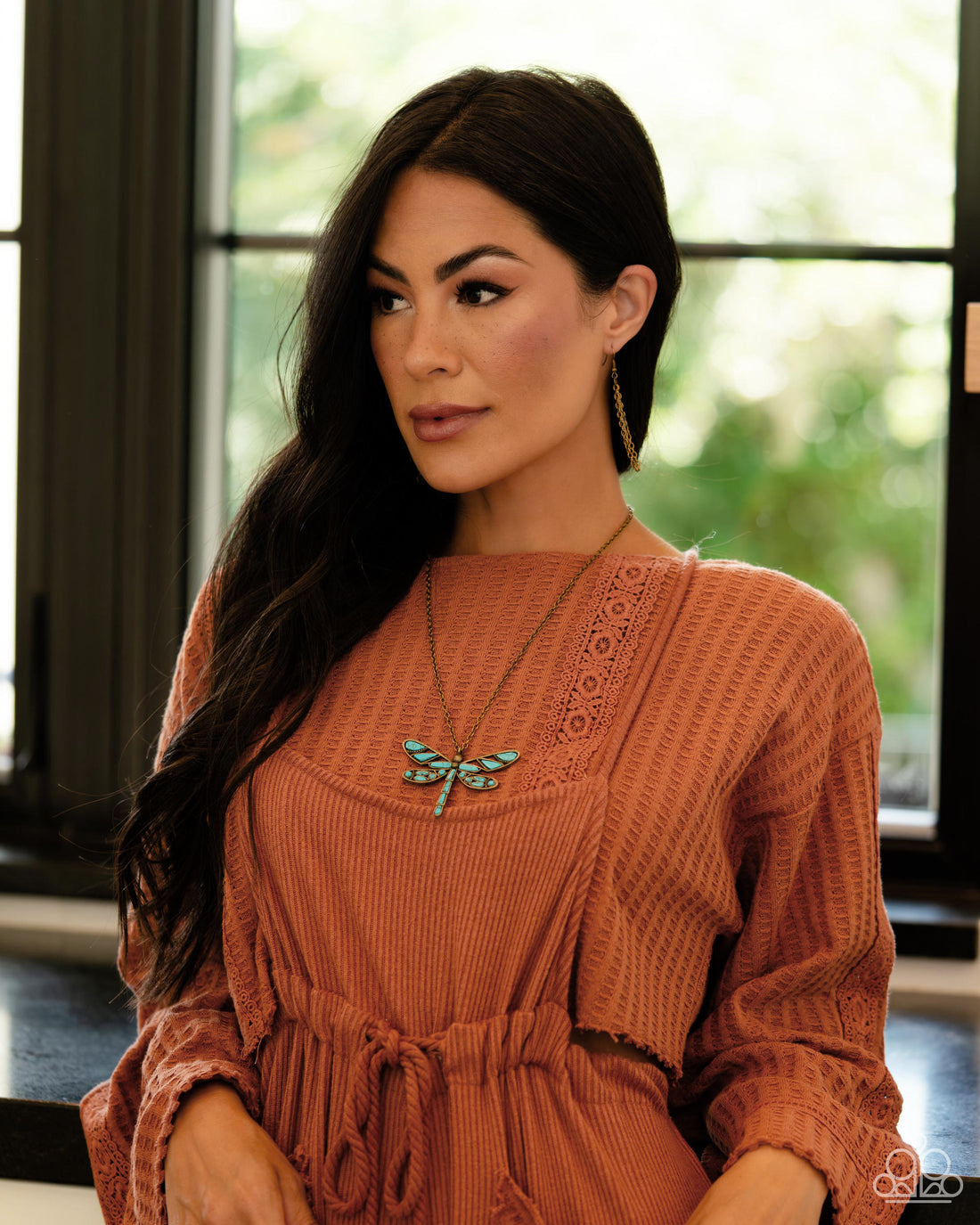 Paparazzi Accessories: Flying Low Brass Necklace