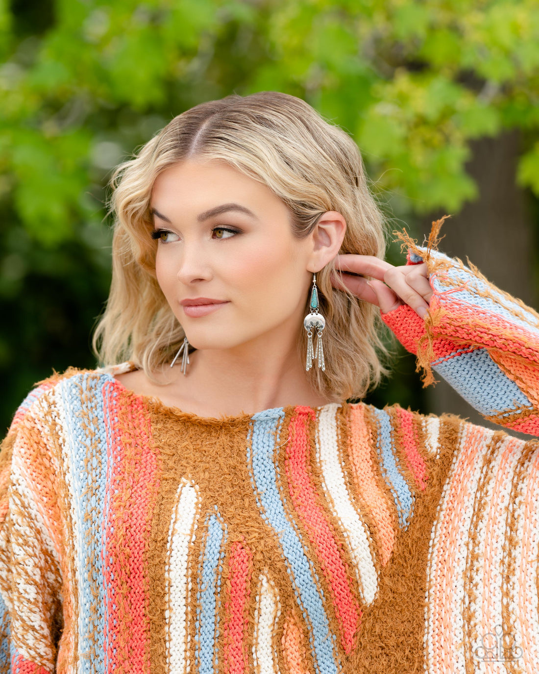 Paparazzi Accessories: Highland Haute Blue Earring