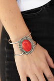 Paparazzi Accessories: Desert Aurora Red Bracelet