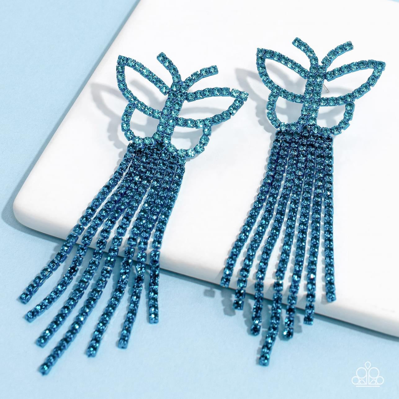 Paparazzi Accessories: Blue Butterfly Earrings