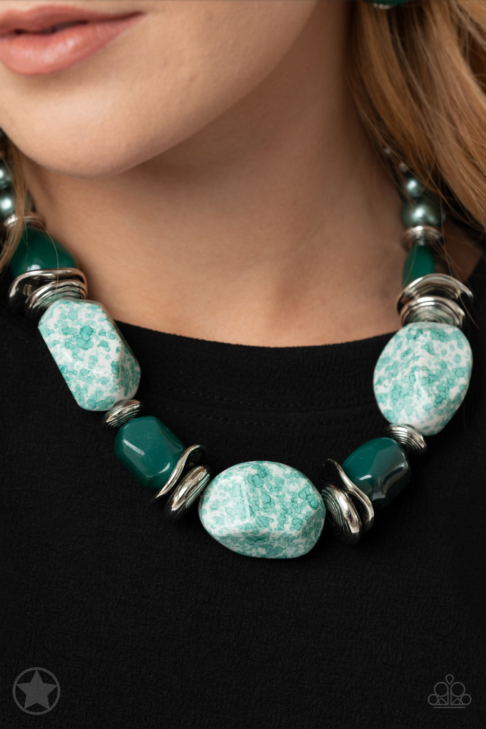 Paparazzi Accessories: In Good Glazes - Blue Necklace