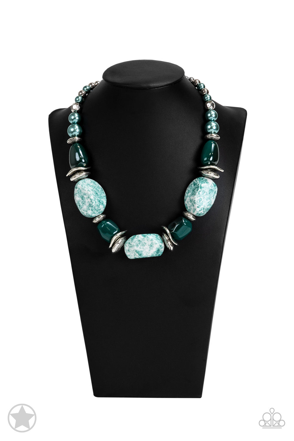 Paparazzi Accessories: In Good Glazes - Blue Necklace