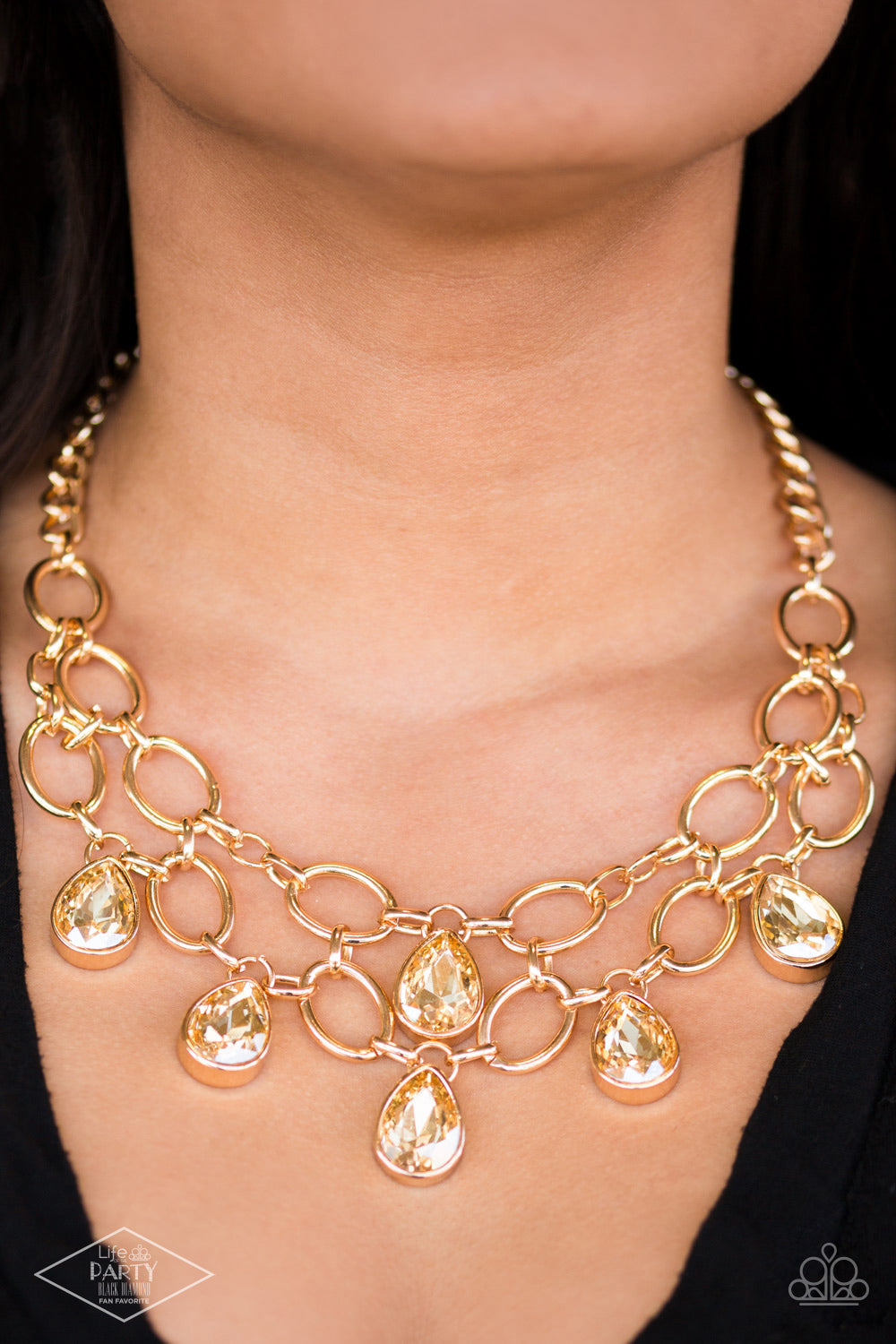 Paparazzi Accessories: Show-Stopping Shimmer - Gold Necklace