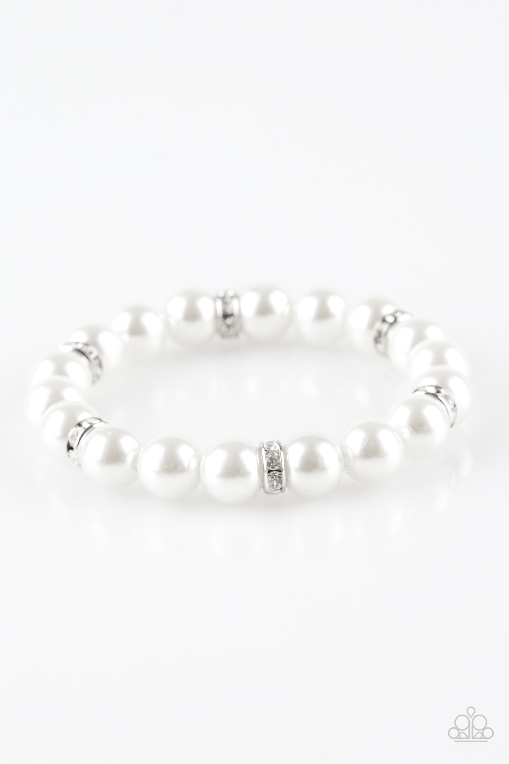 Paparazzi Accessories: Exquisitely Elite - White Bracelet