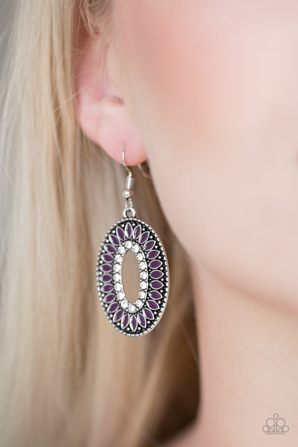 Paparazzi Accessories: Fishing For Fabulous - Purple Earring