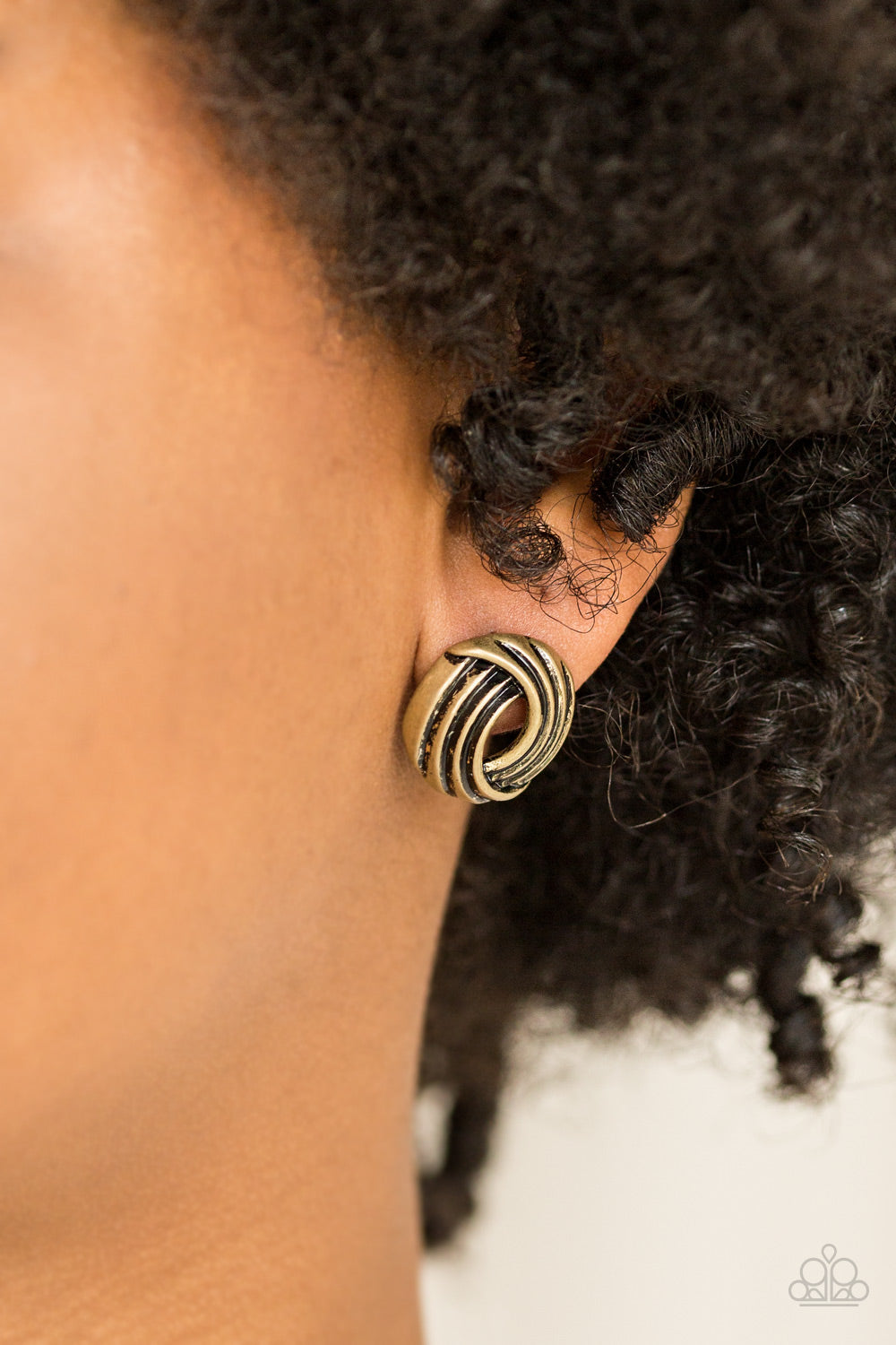 Paparazzi Accessories: Rare Refinement - Brass Earring