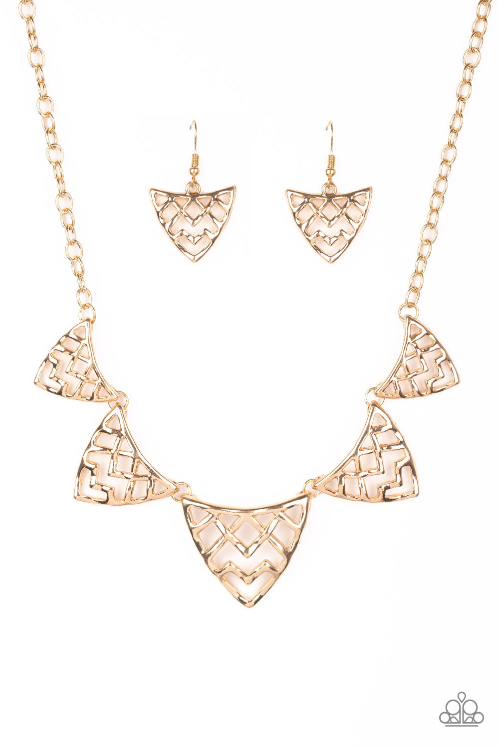 Paparazzi Accessories: Welcome To The Lions Den - Gold Necklace