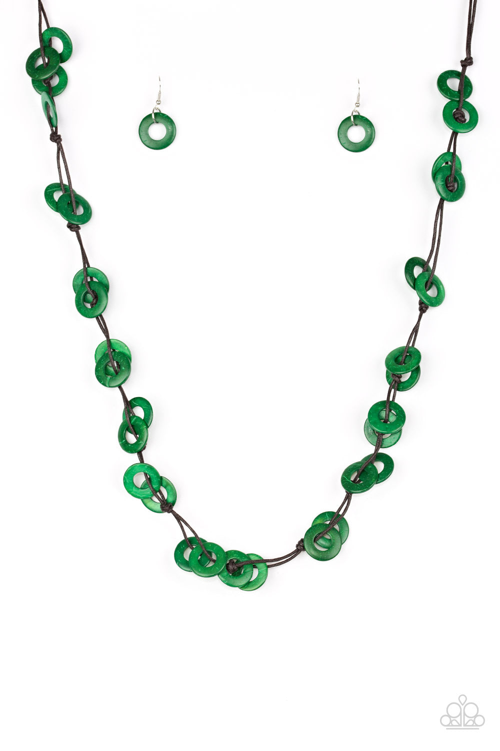 Paparazzi Accessories: Waikiki Winds - Green Necklace